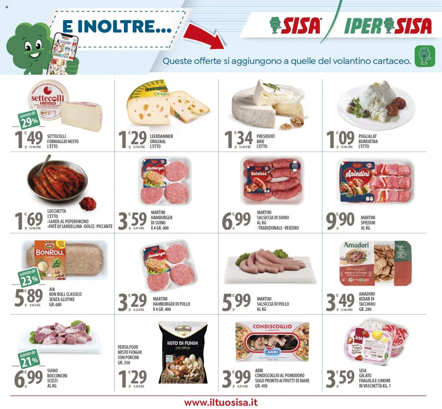 Volantino SISA del 05.12.2025 | Pagina: 19 | Prodotti: Pollo, Pomodoro, Latte, Sugo