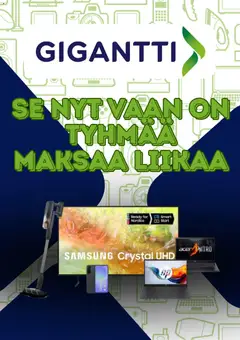 Gigantti-mainoslehti voimassa 31.10.2025 alkaen