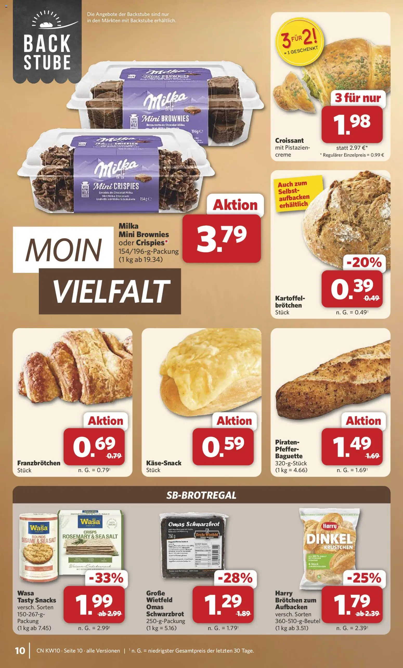 Combi Prospekt 	 – gültig ab 02.03.2026 | Seite: 10 | Produkte: Baguette, Pistazien, Croissant, Pfeffer