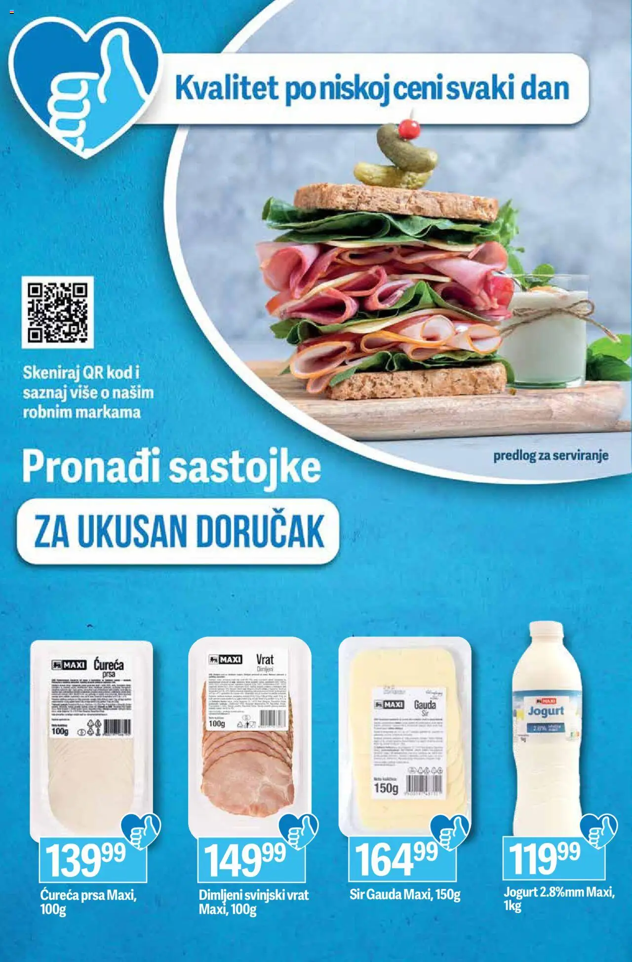 Maxi katalog - važi od 03.07.2025 | Strana: 8 | Proizvode: Svinjski vrat, Sir, Jogurt