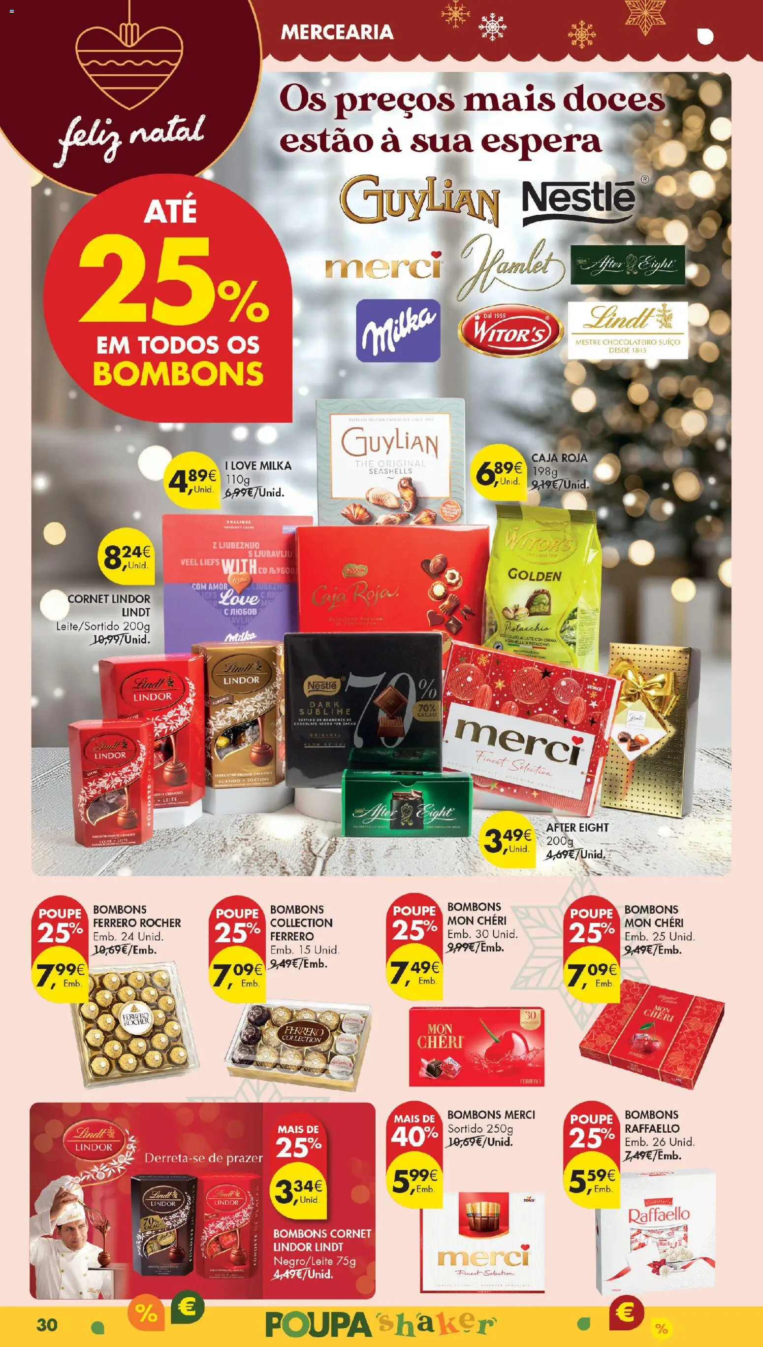 Pingo Doce Poupe Esta Semana Madeira │ válido de 11.11.2025 | Página: 30 | Produtos: Ferrero rocher, Nestlé, Chocolate, Doces