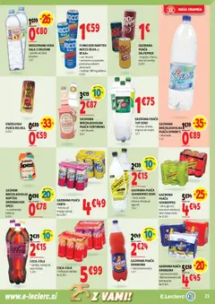 E.leclerc katalog akcije – veljaven od 29.10.2025 | Stran: 21 | Izdelki: Limeta, Voda, Limona, Breskev