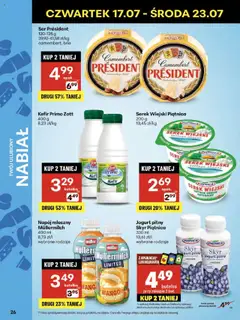 Delikatesy Centrum Gazetka od 17.07.2025 | Strona: 26 | Produkty: Mango, Kefir, Delikatesy, Skyr