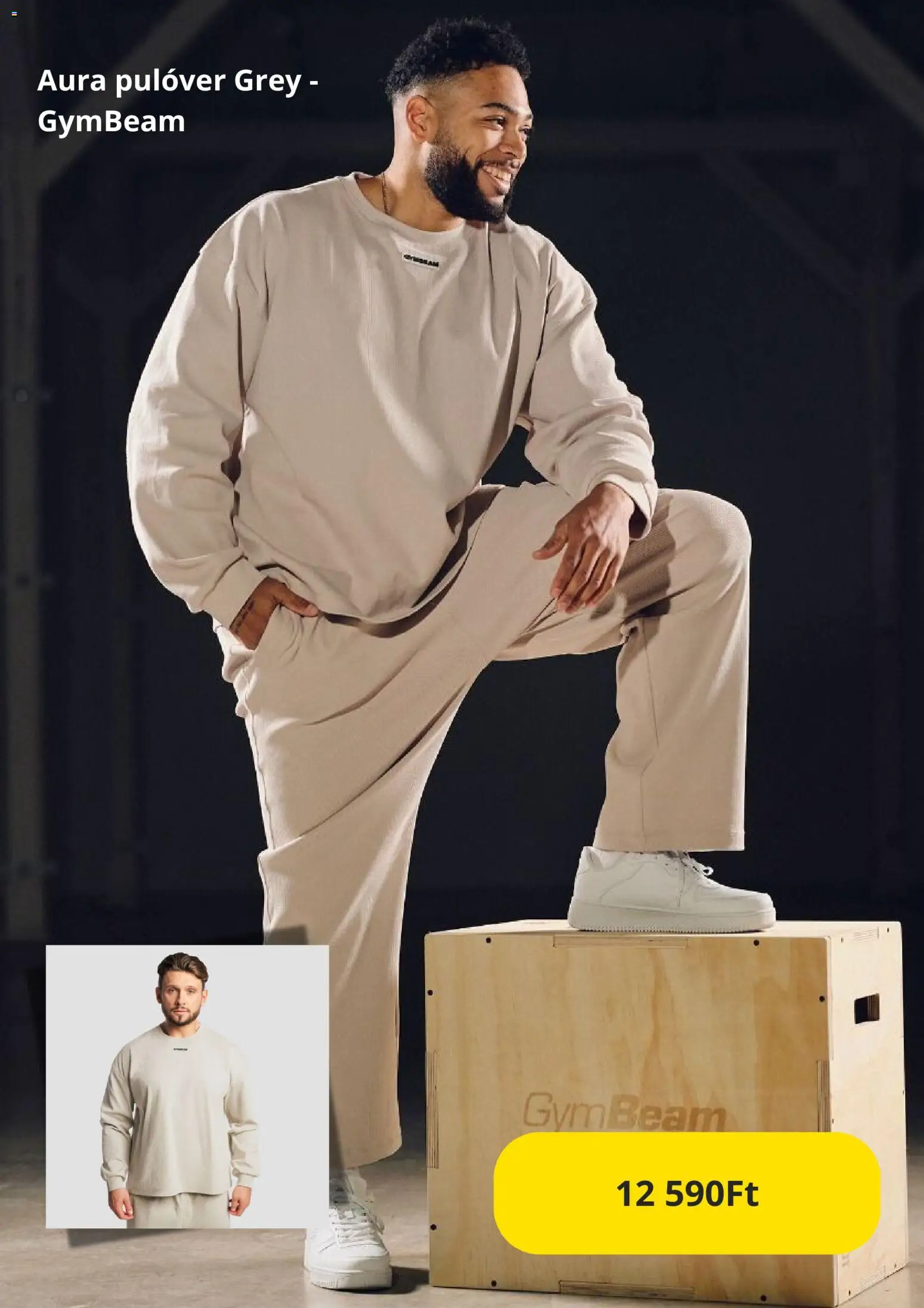 GymBeam akciós ujság - amely érvényes a következő dátumtól: 23.12.2025 | Oldal: 8 | Termékek: Pulóver