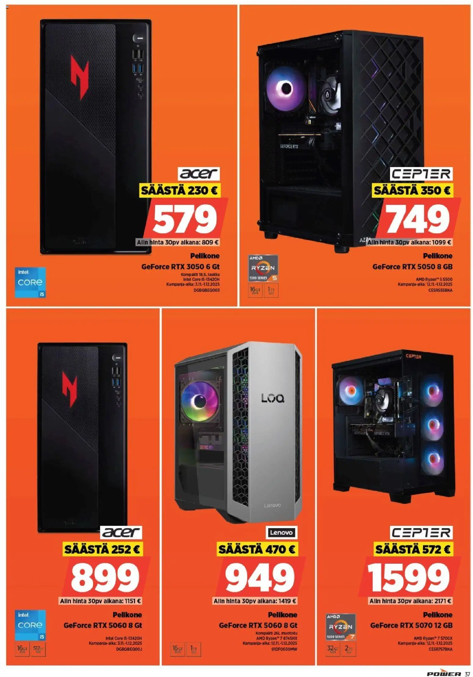 Power tarjoukset – voimassa 12.11.2025 alkaen | Sivu: 37