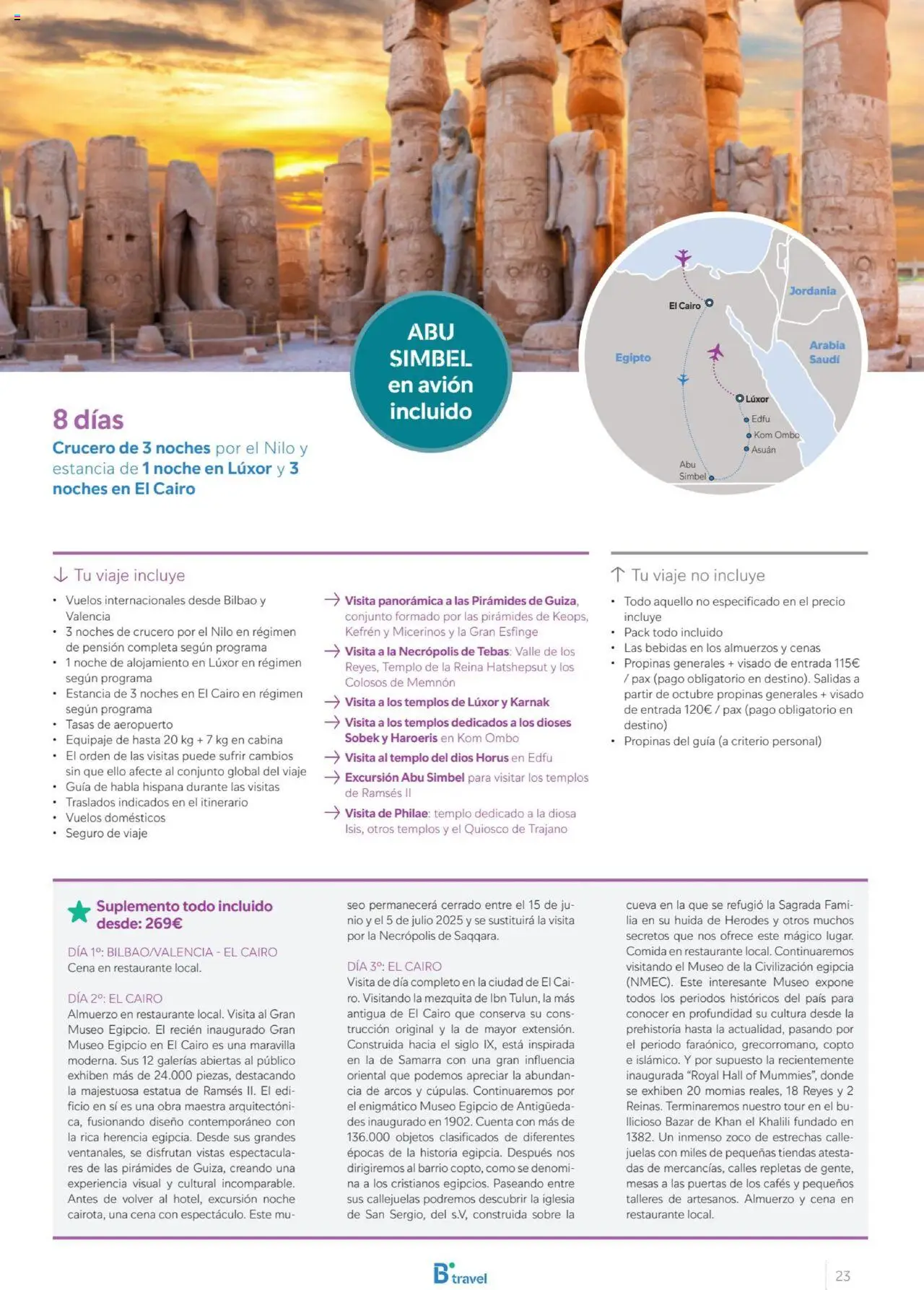 B the travel brand Egipto │ válido desde el 01.07.2025 | Página: 23