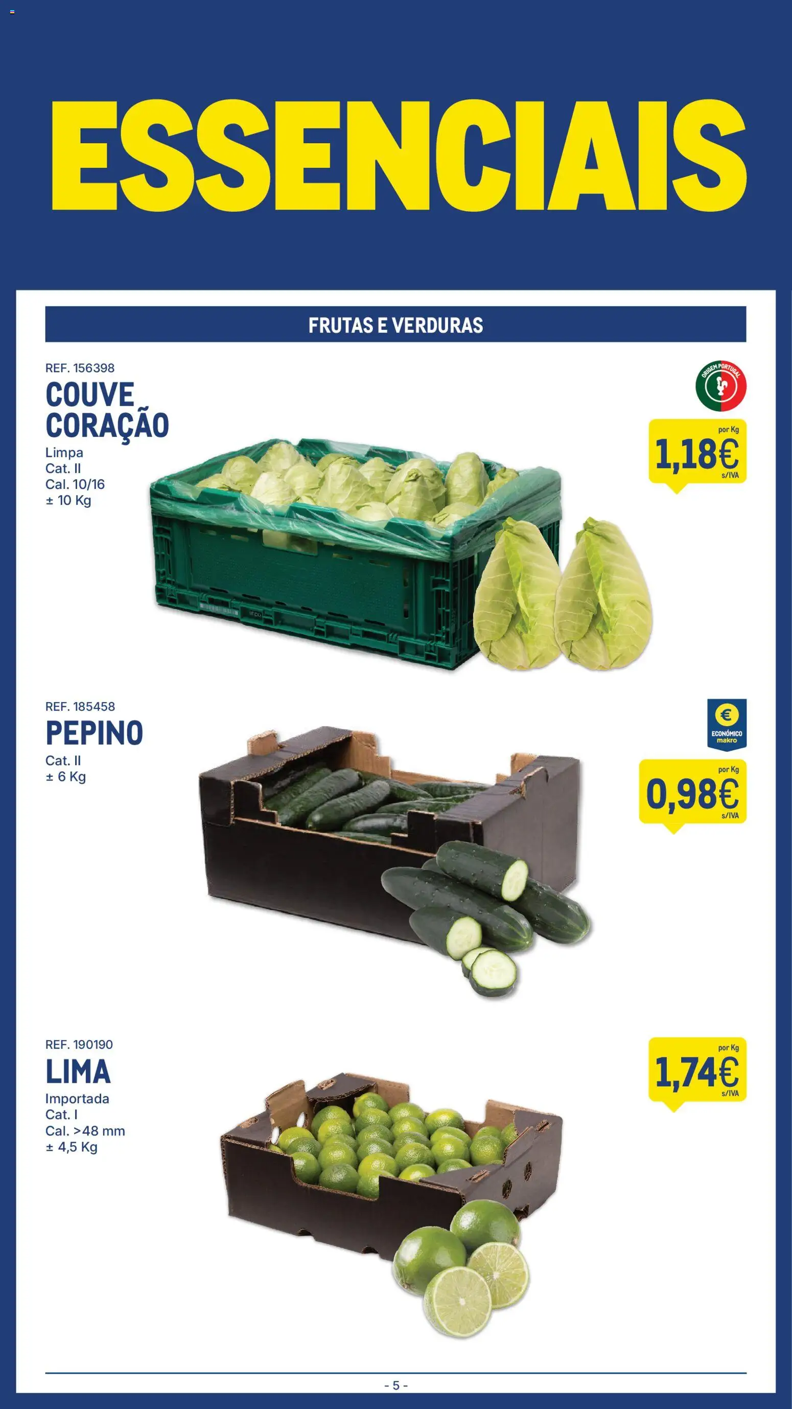 Makro folheto │ válido de 07.04.2026 | Página: 5 | Produtos: Couve