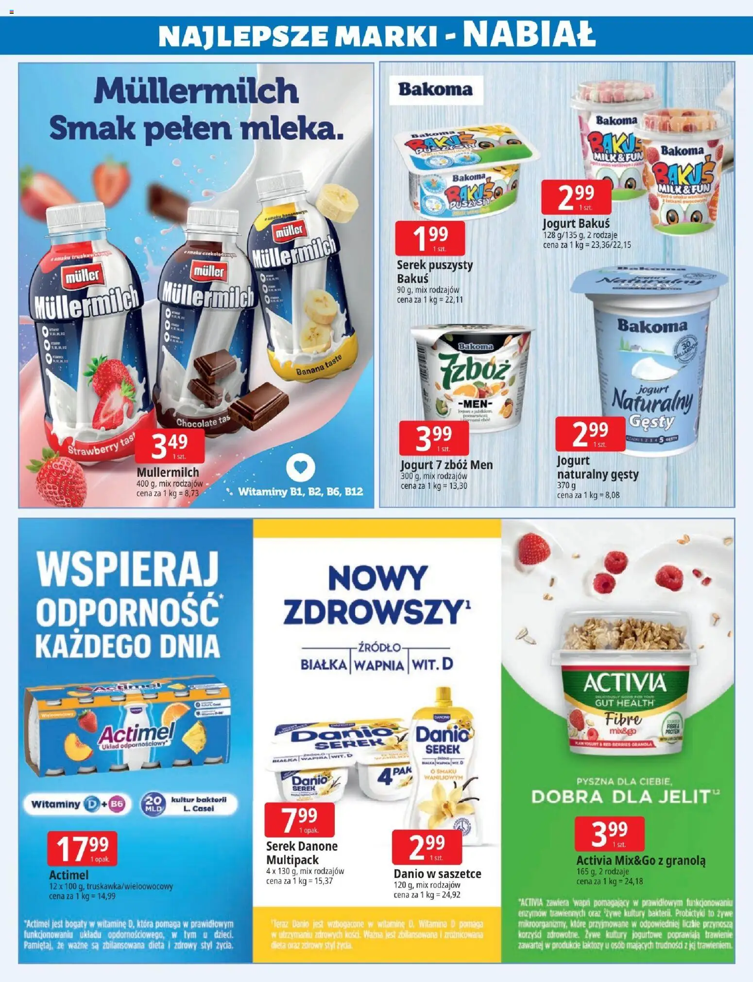 E.Leclerc gazetka - Zielona Góra od 28.04.2026 | Strona: 5 | Produkty: Serek, Granola, Jogurt naturalny, Jogurt