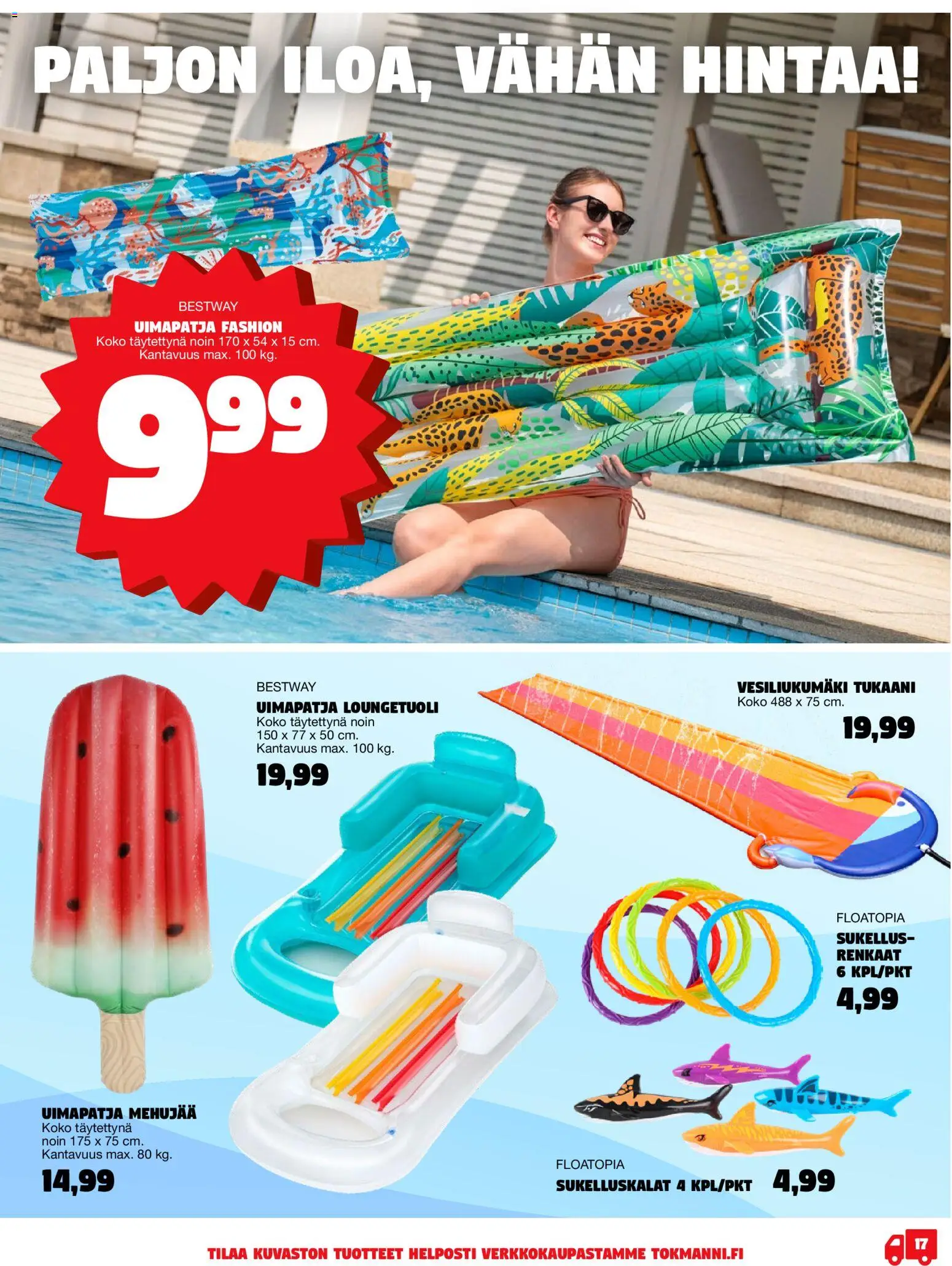 Tokmanni - Kesälelukuvasto 2026 – voimassa 27.04.2026 alkaen | Sivu: 17