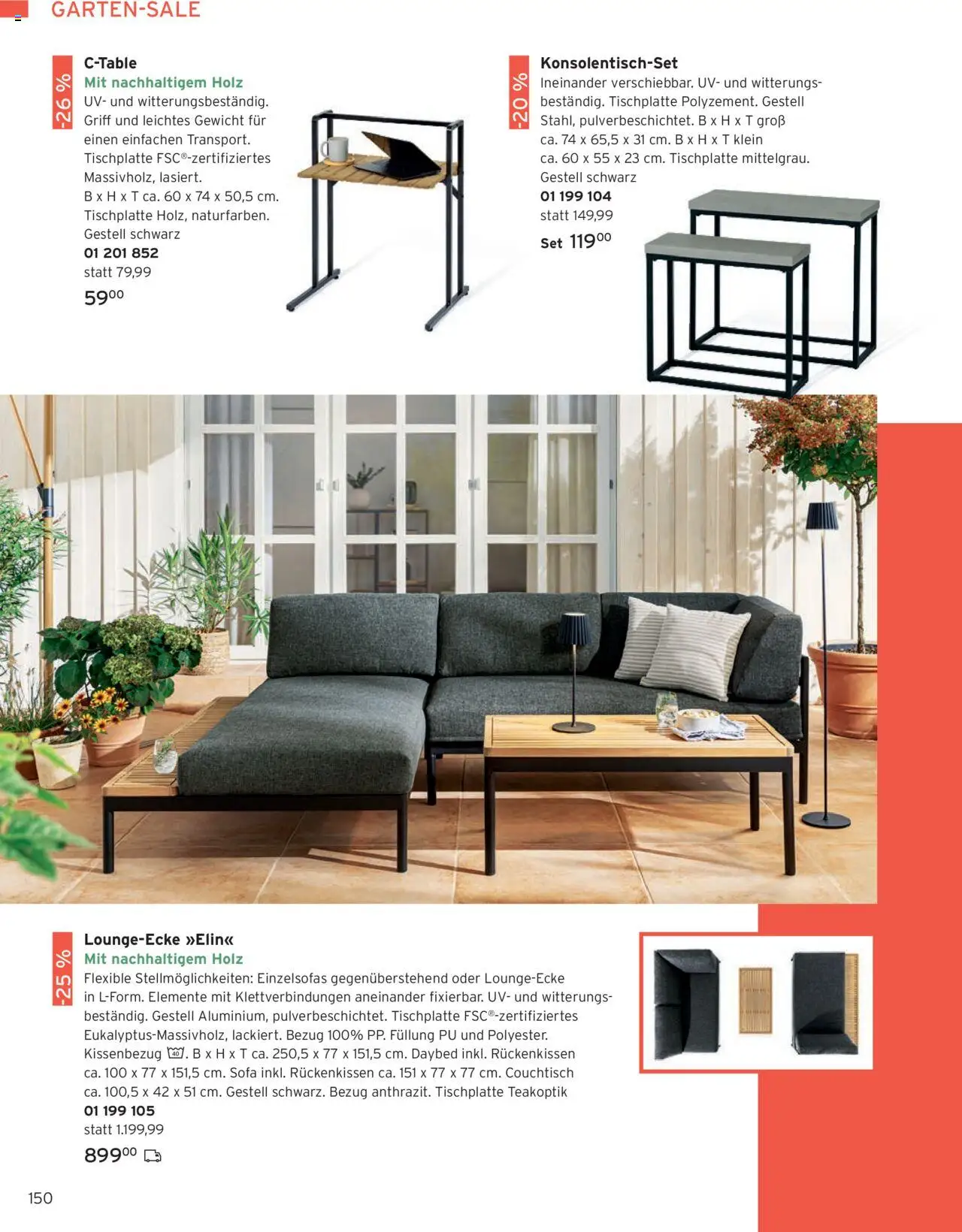 Angebote Tchibo - gültig ab dem 01.08.2025 | Seite: 150 | Produkte: Gewicht, Sofa, Couchtisch