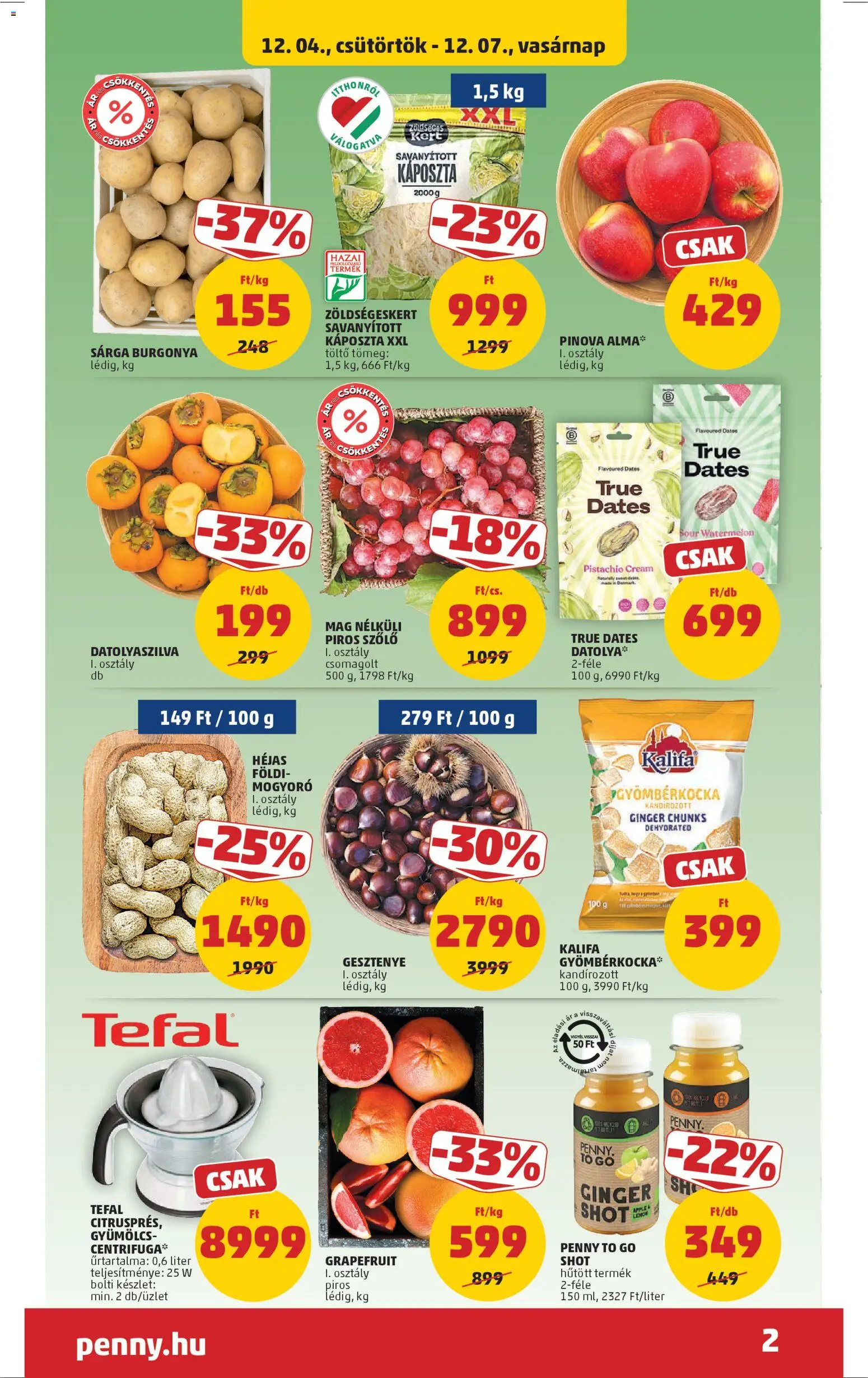 PENNY akciós ujság - amely érvényes a következő dátumtól: 04.12.2025 | Oldal: 2