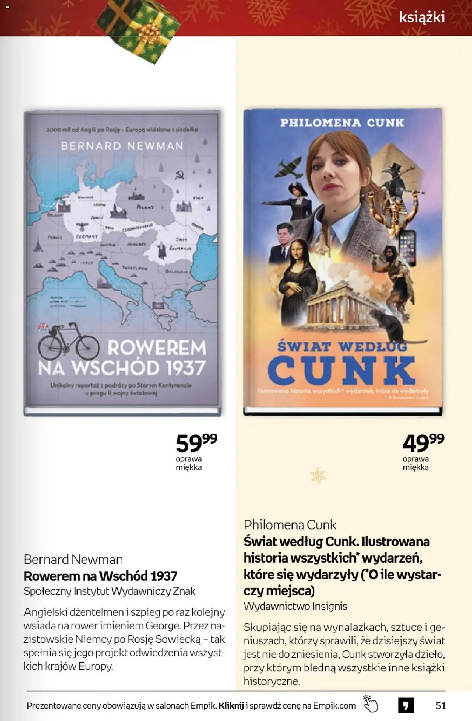 Empik promocje - Tom kultury Książki od 10.12.2025 | Strona: 51 | Produkty: Rower, Książki