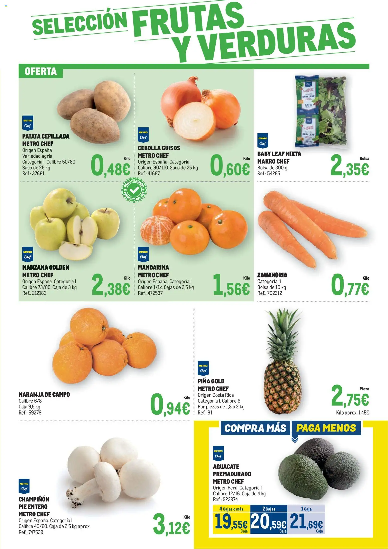 Makro - Fresco Norte 2 │ válido desde el 20.01.2026 | Página: 3 | Productos: Zanahoria, Manzana, Παγωμένο τσάι, Bolsa