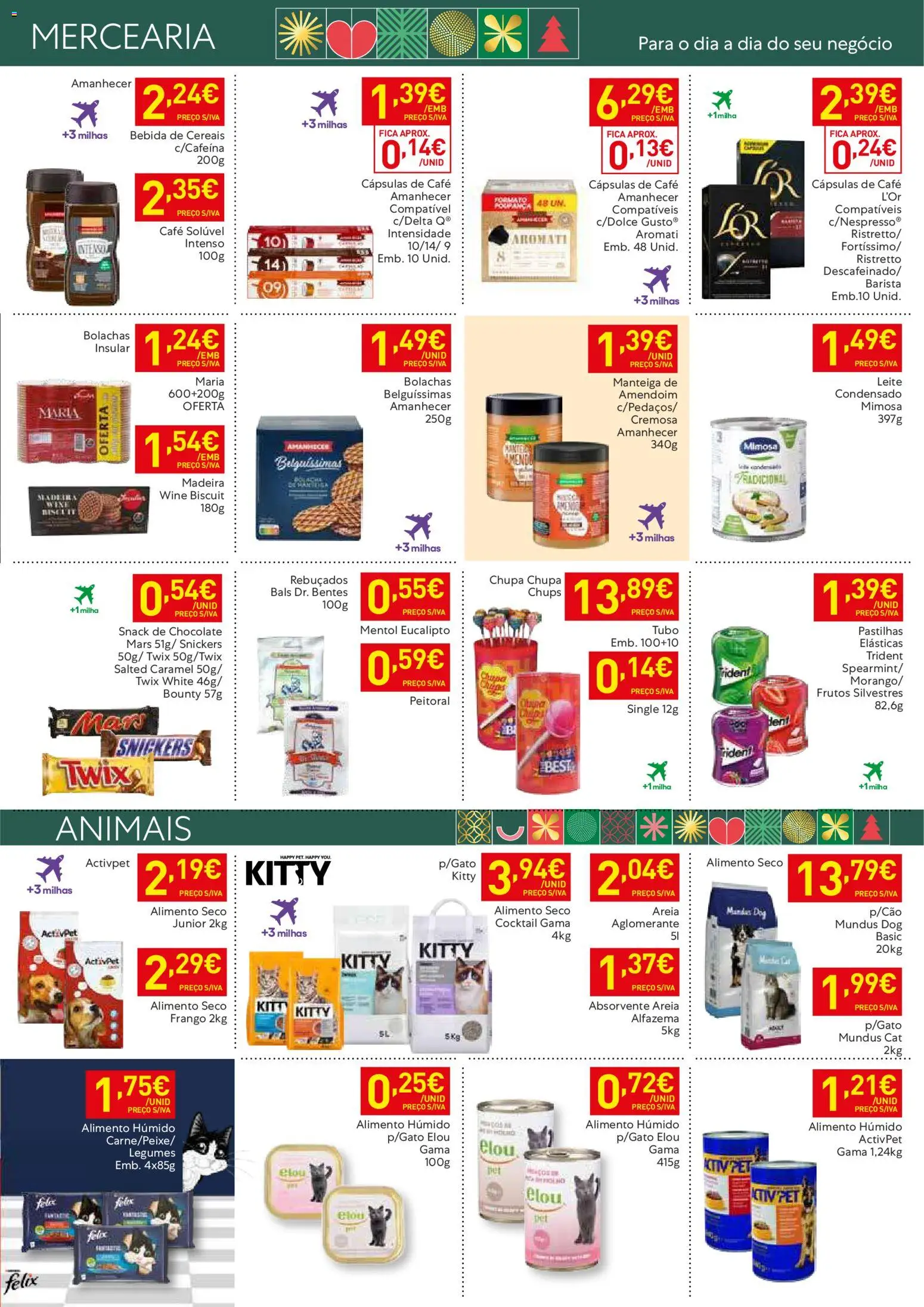 Recheio - Bons Negócios Madeira │ válido de 02.12.2025 | Página: 21 | Produtos: Rebuçados, Manteiga, Cereais, Bebida