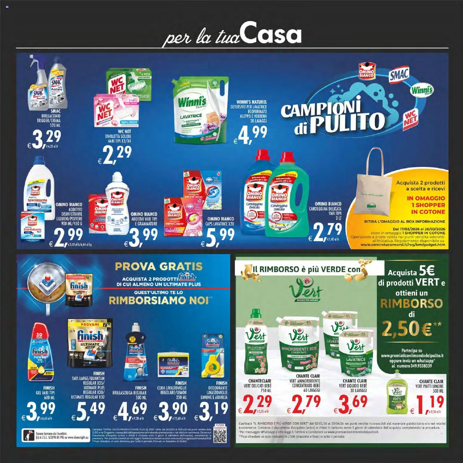 Volantino Decò del 17.03.2026 | Pagina: 33 | Prodotti: Deodorante, Ammorbidente, Tè, WC