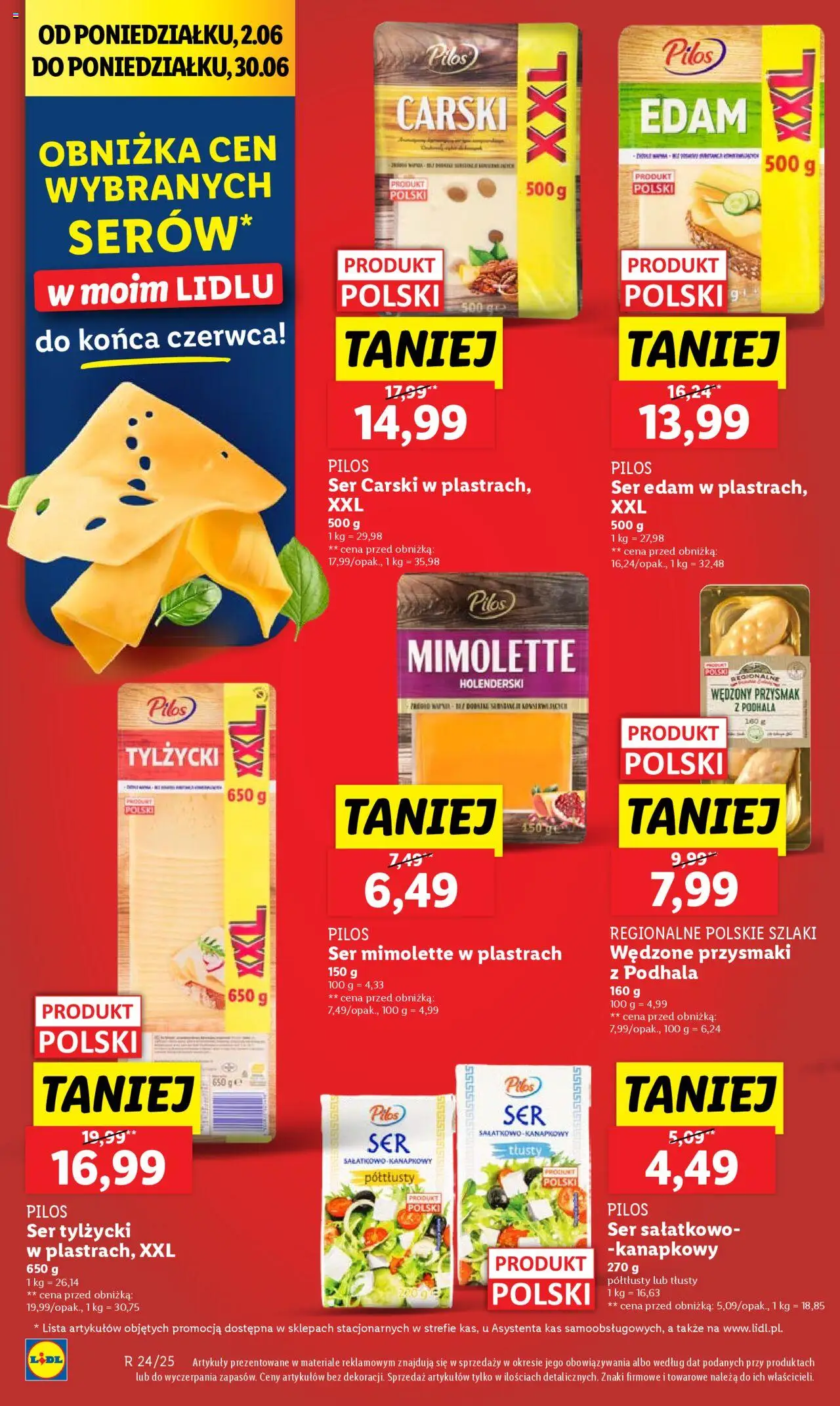 Lidl Gazetka od 12.06.2025 | Strona: 32 | Produkty: Ser mimolette, Ser
