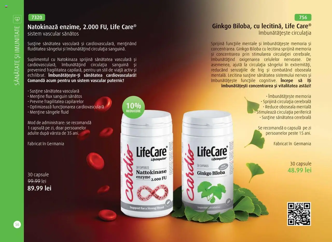 Noul catalog Life Care – valabil de la 01.10.2025 | Pagină: 58 | Produse: Pește