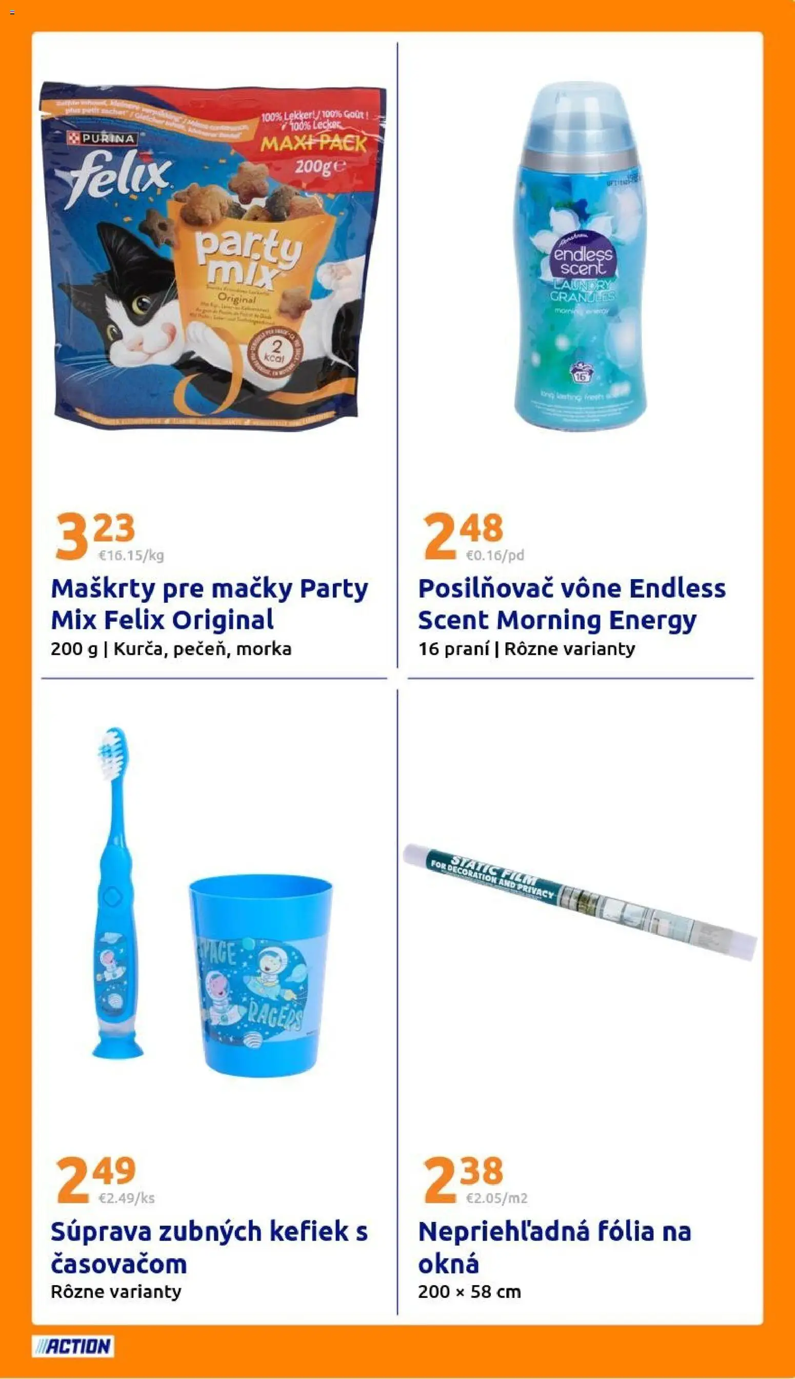 Nové Action akcie – leták je platný od 03.03.2026 | Strana: 23 | Produkty: Felix