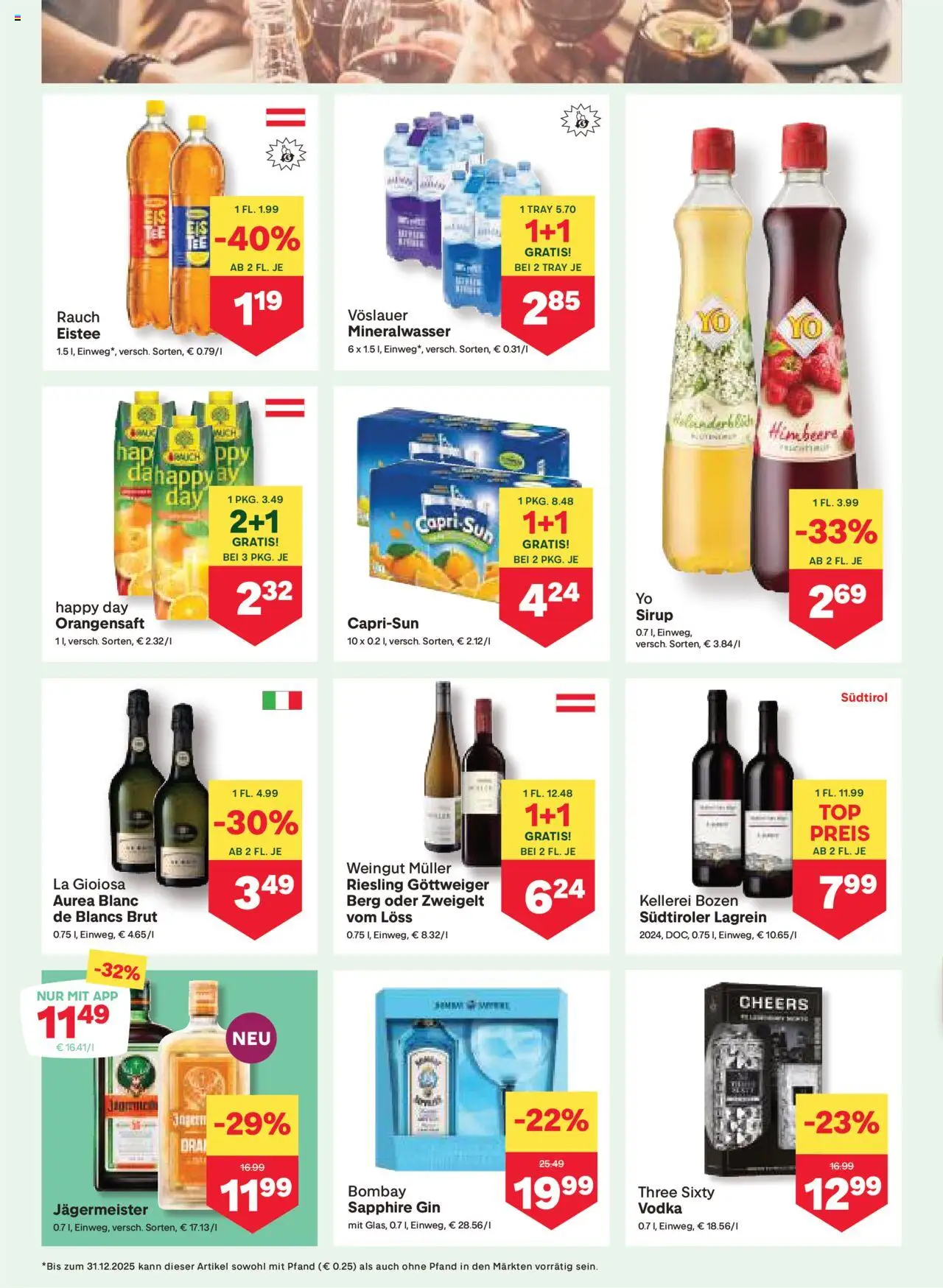 MPREIS Hohenems gültig ab 16.10.2025 | Seite: 10 | Produkte: Gin, Himbeere