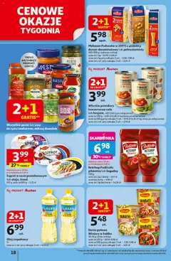 Auchan Gazetka - Lato Pełne Przyjemności Hipermarket od 10.07.2025 | Strona: 18 | Produkty: Oregano, Pesto, Bazylia, Ryba