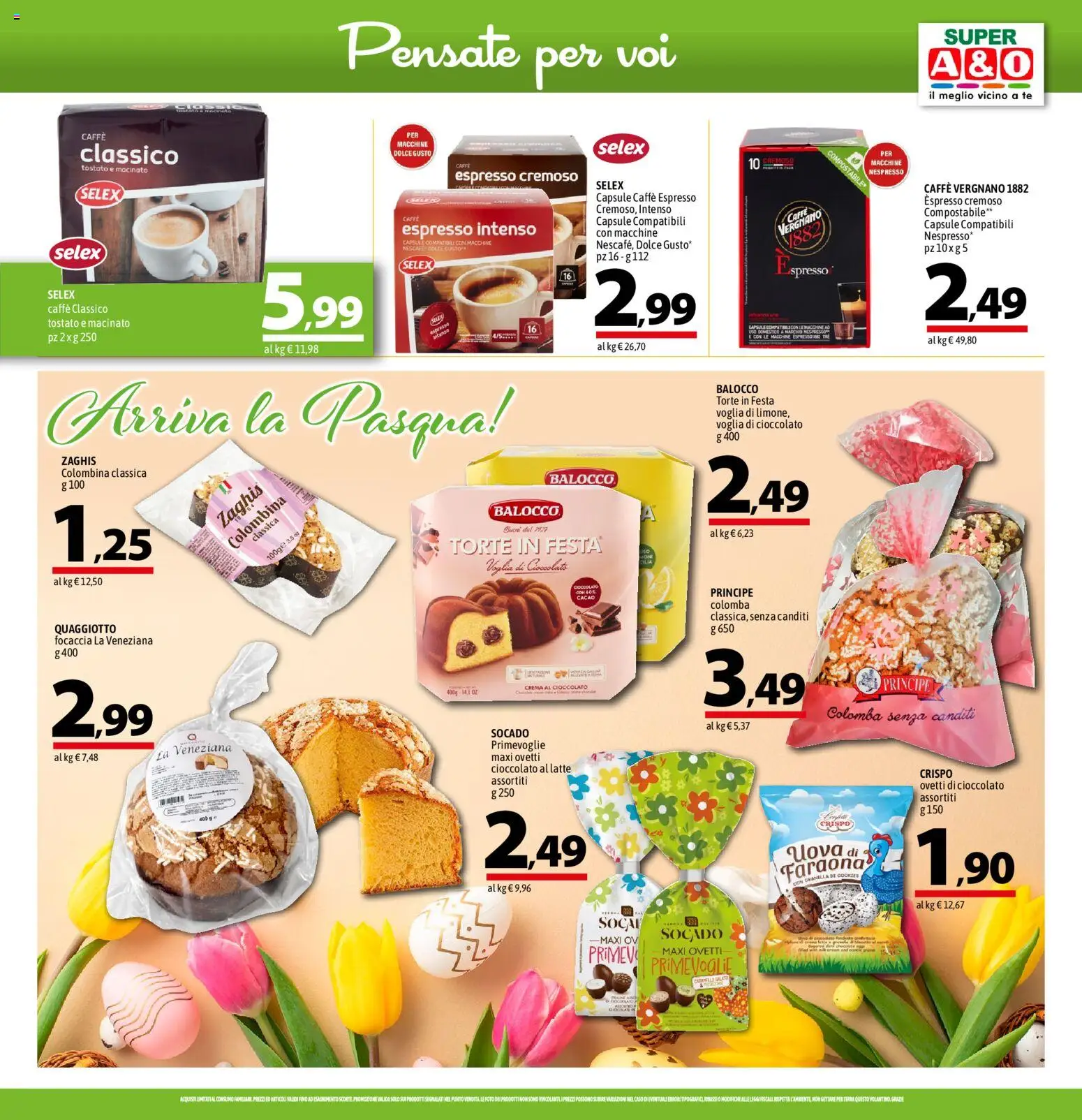 Volantino A&O del 26.02.2026 | Pagina: 13 | Prodotti: Crema, Focaccia, The, Terra