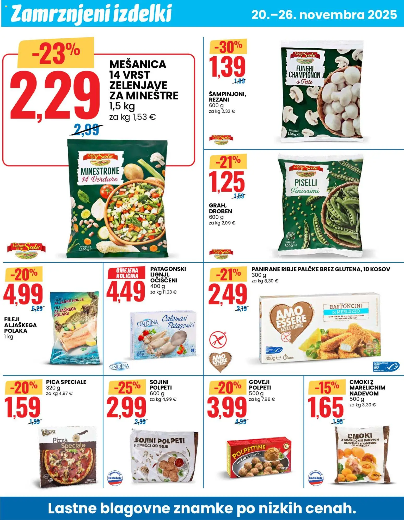 Novi Eurospin katalog ponudbe – veljaven od 20.11.2025 | Stran: 4 | Izdelki: Pica