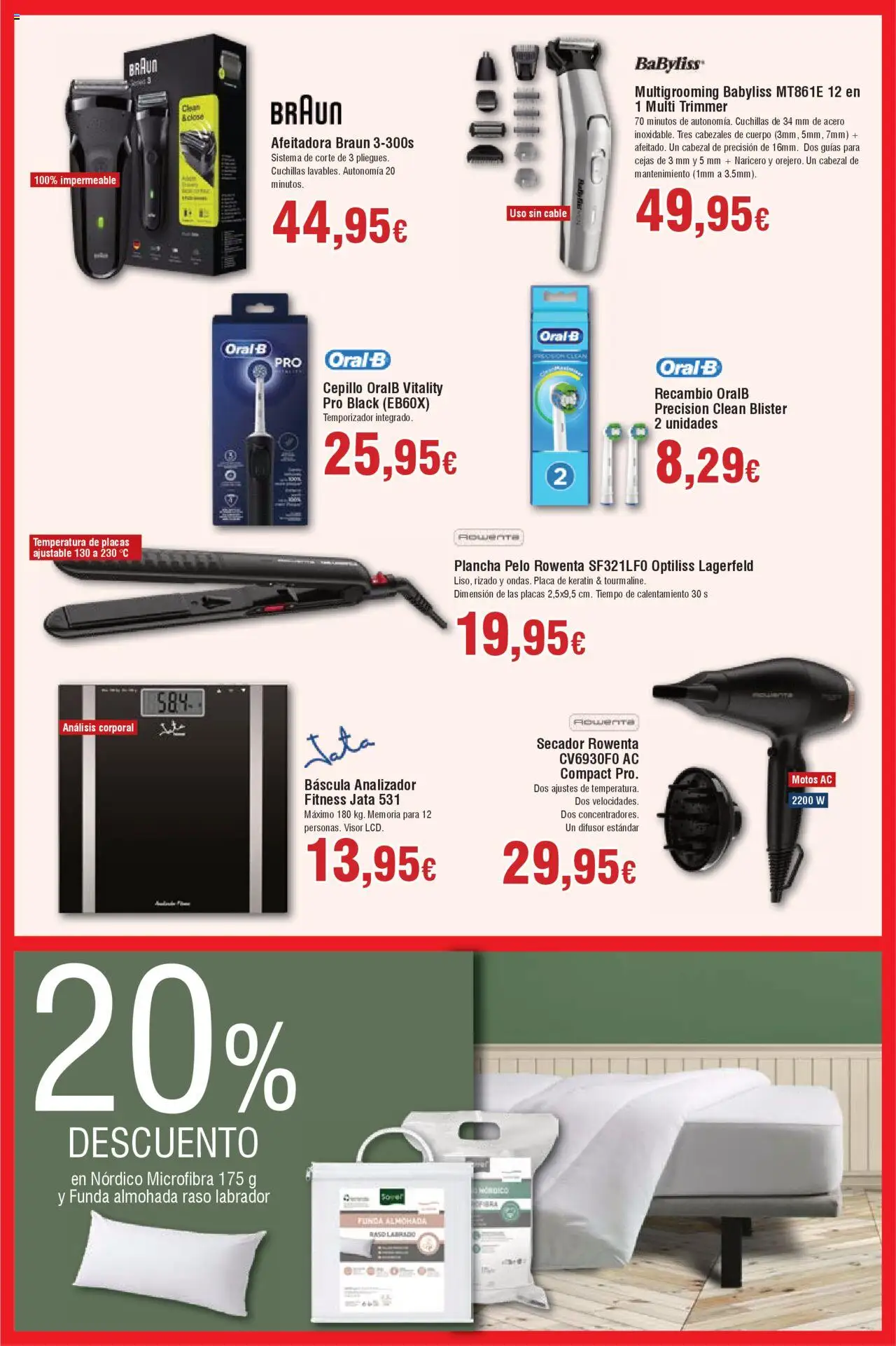 Froiz - Folleto Hiper │ válido desde el 25.09.2025 | Página: 6 | Productos: Cepillo, Cable, Funda, Almohada
