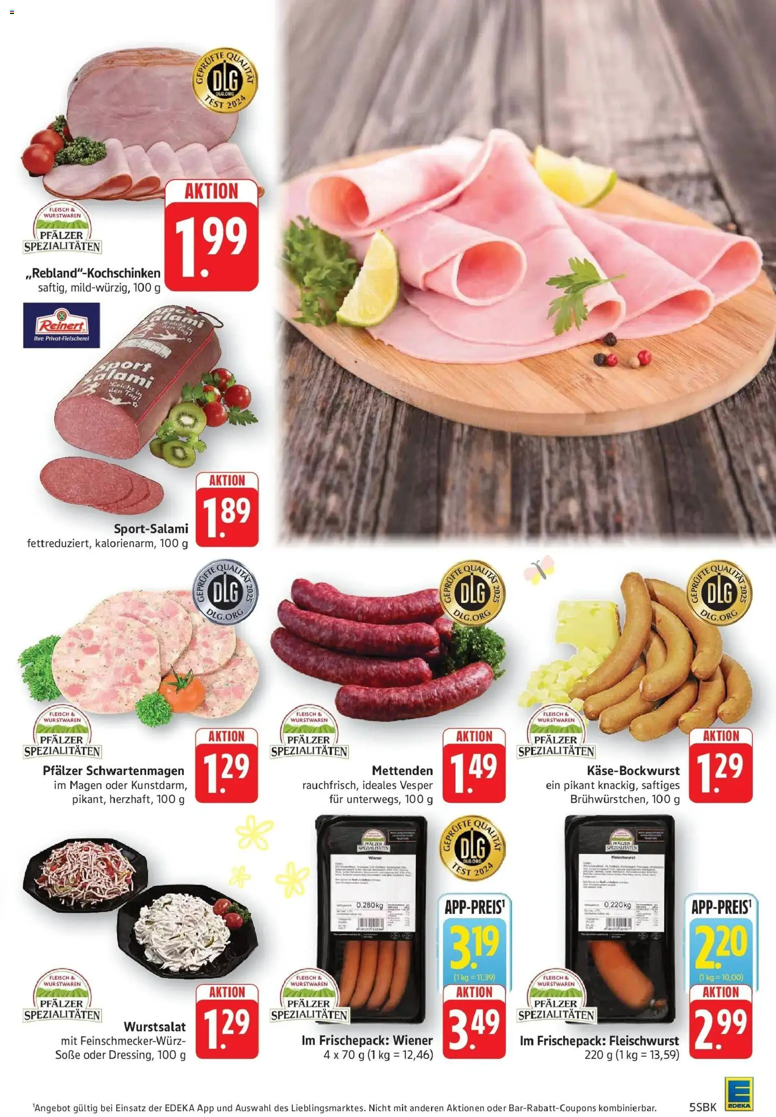 Edeka prospekt Walldorf	 – gültig ab 23.03.2026 | Seite: 5 | Produkte: Soße, Salami, Fleisch