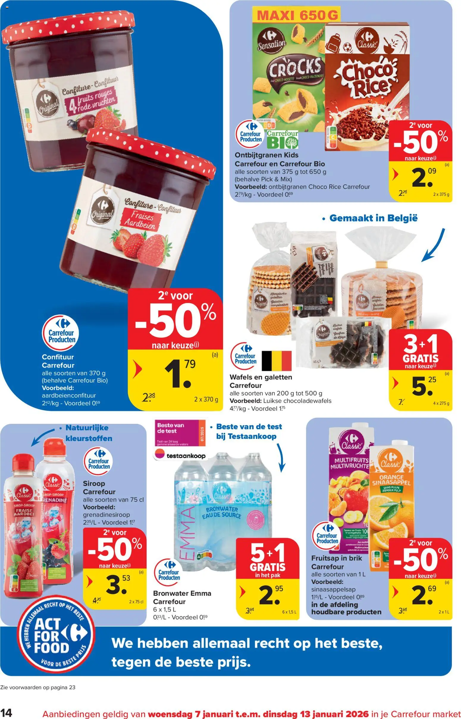 {H1} | Pagina: 14 | Producten: Aardbeien, Wafels, Aardbei