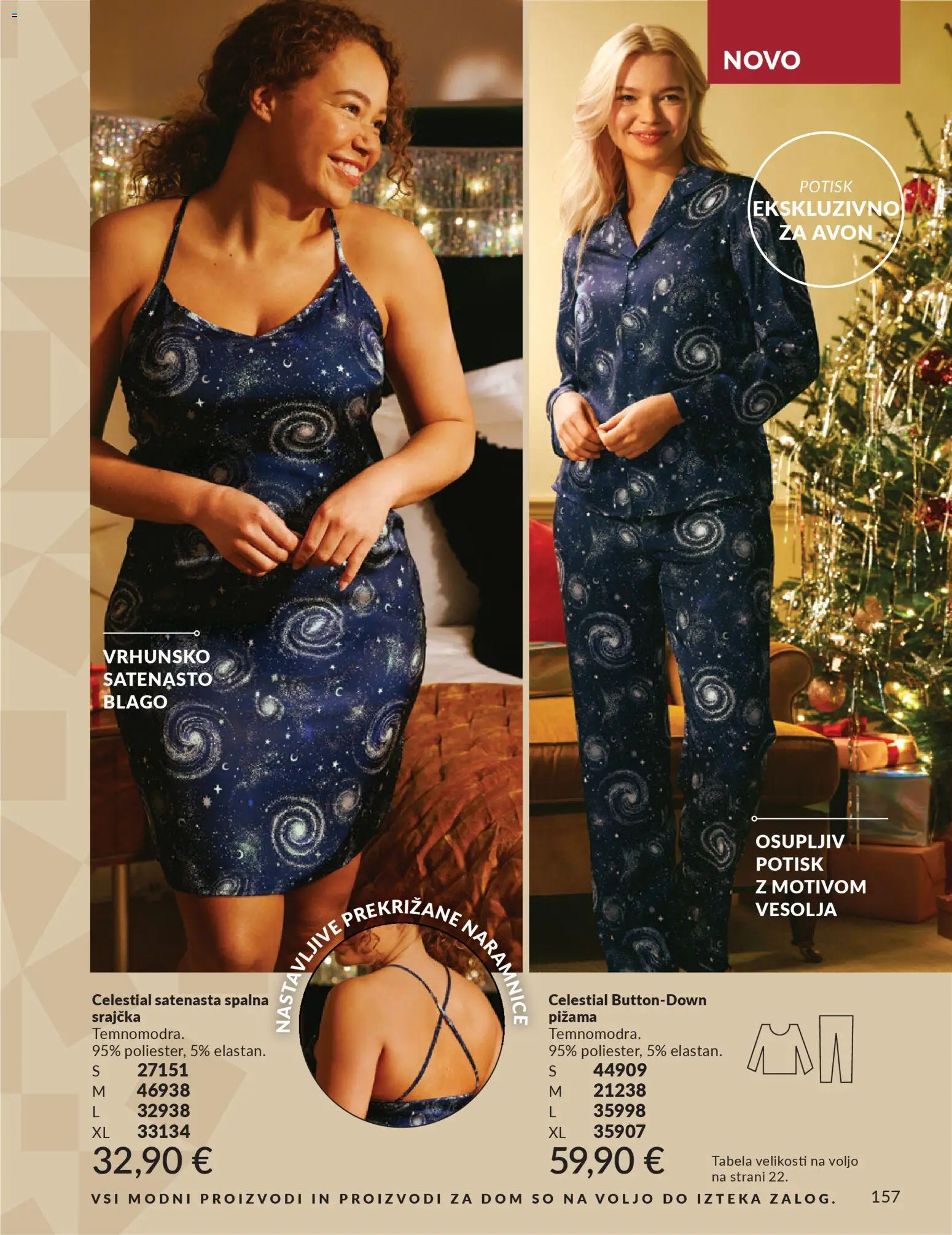 Novi Avon katalog ponudbe – veljaven od 01.10.2025 | Stran: 157 | Izdelki: Pižama