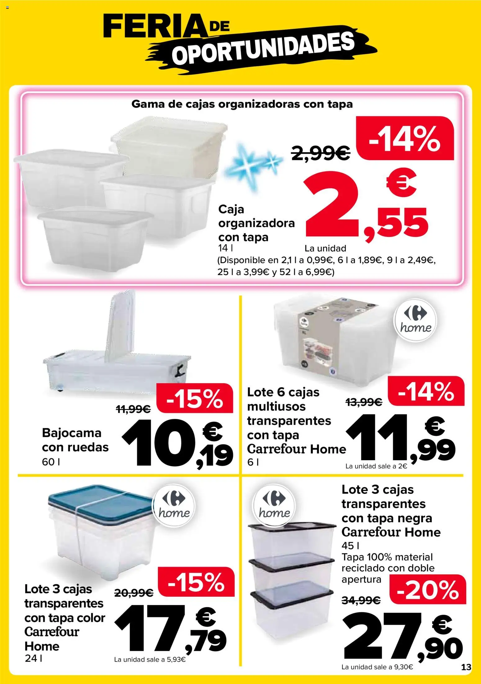 Carrefour Feria de oportunidades │ válido desde el 19.02.2026 | Página: 13 | Productos: Caja