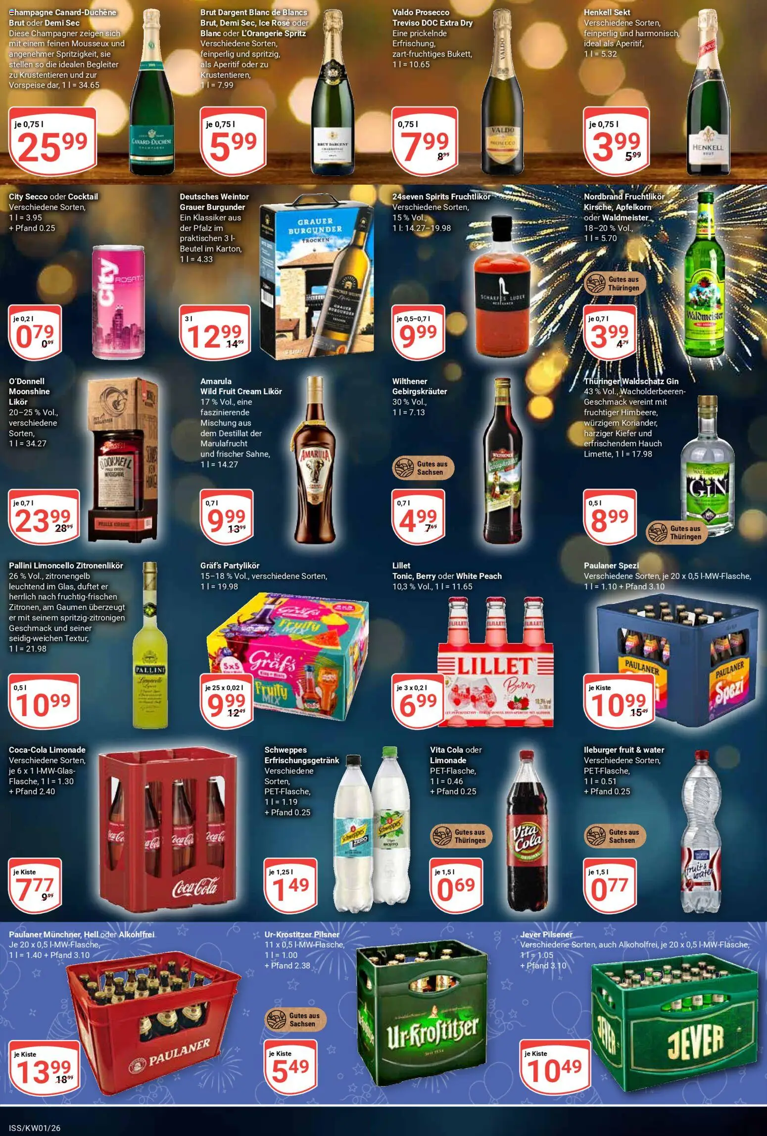 Globus Prospekt 	 – gültig ab 29.12.2025 | Seite: 6 | Produkte: Coca cola, Wilthener, Vita cola, Gin
