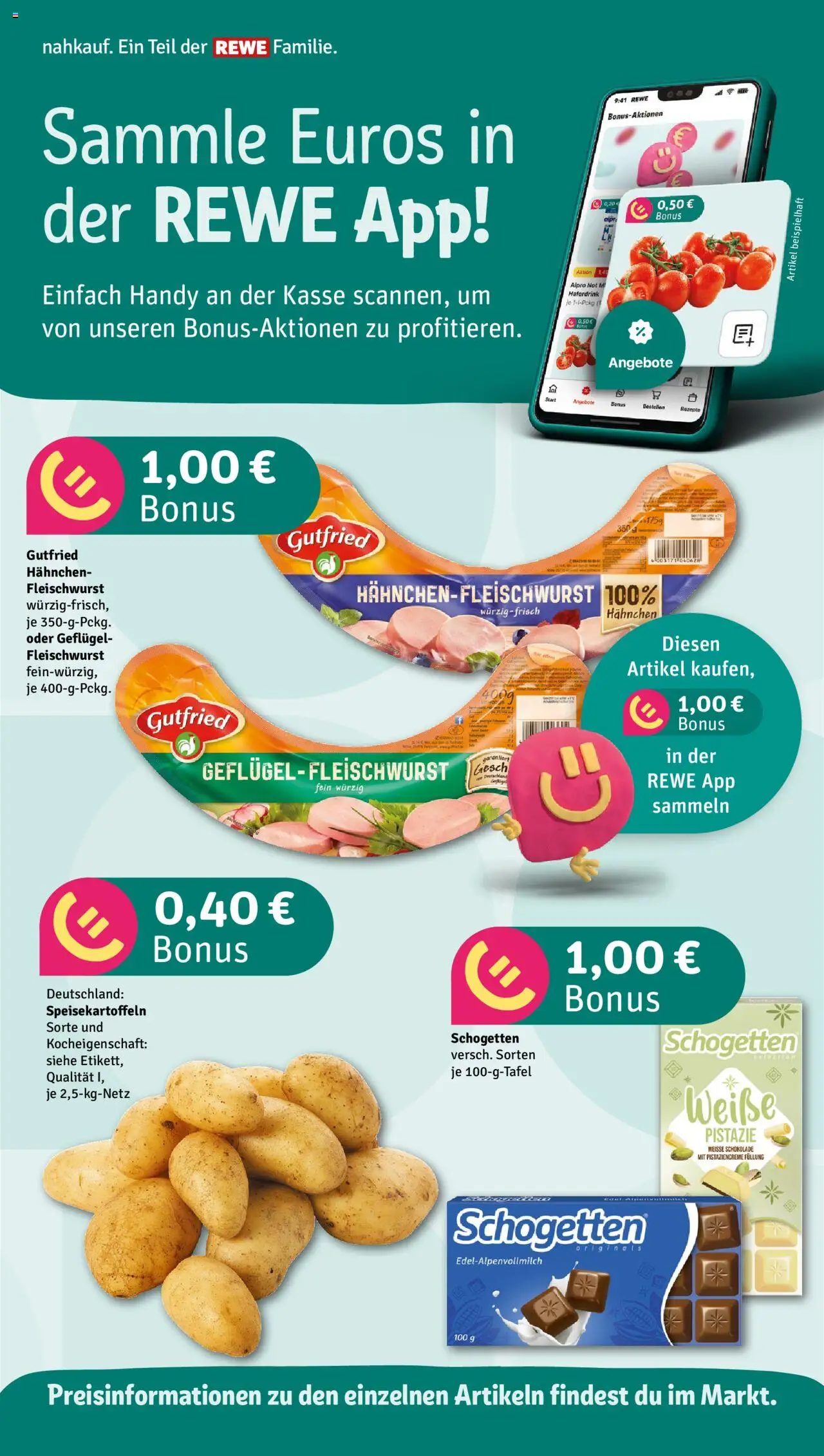 Nahkauf Prospekt – gültig ab 14.09.2025 | Seite: 4 | Produkte: Hahnchen, Haferdrink, Alpro, Schogetten