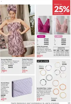 Sutien din dantelă, Dantelă: 90% nailon, 10% elastan, căptușeală: 92% poliester, 8% elastan. Bureți: poliester. – valabil de la 01.08.2025 | Pagină: 141