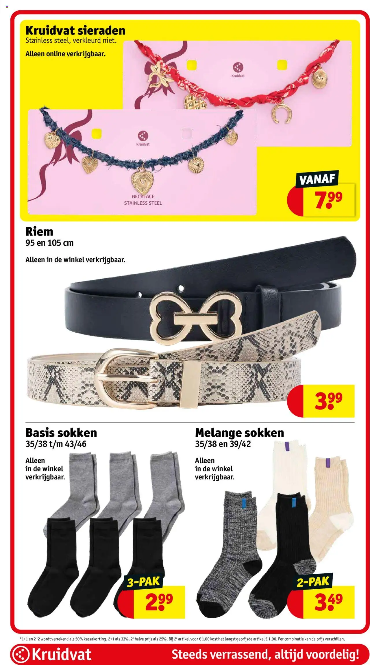  | Pagina: 66 | Producten: Sokken, Kan, Riem