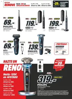Vista previa Media Markt folleto válido desde el 16.10.2025 | Página: 22 | Productos: Cepillo, Té, Afeitadora