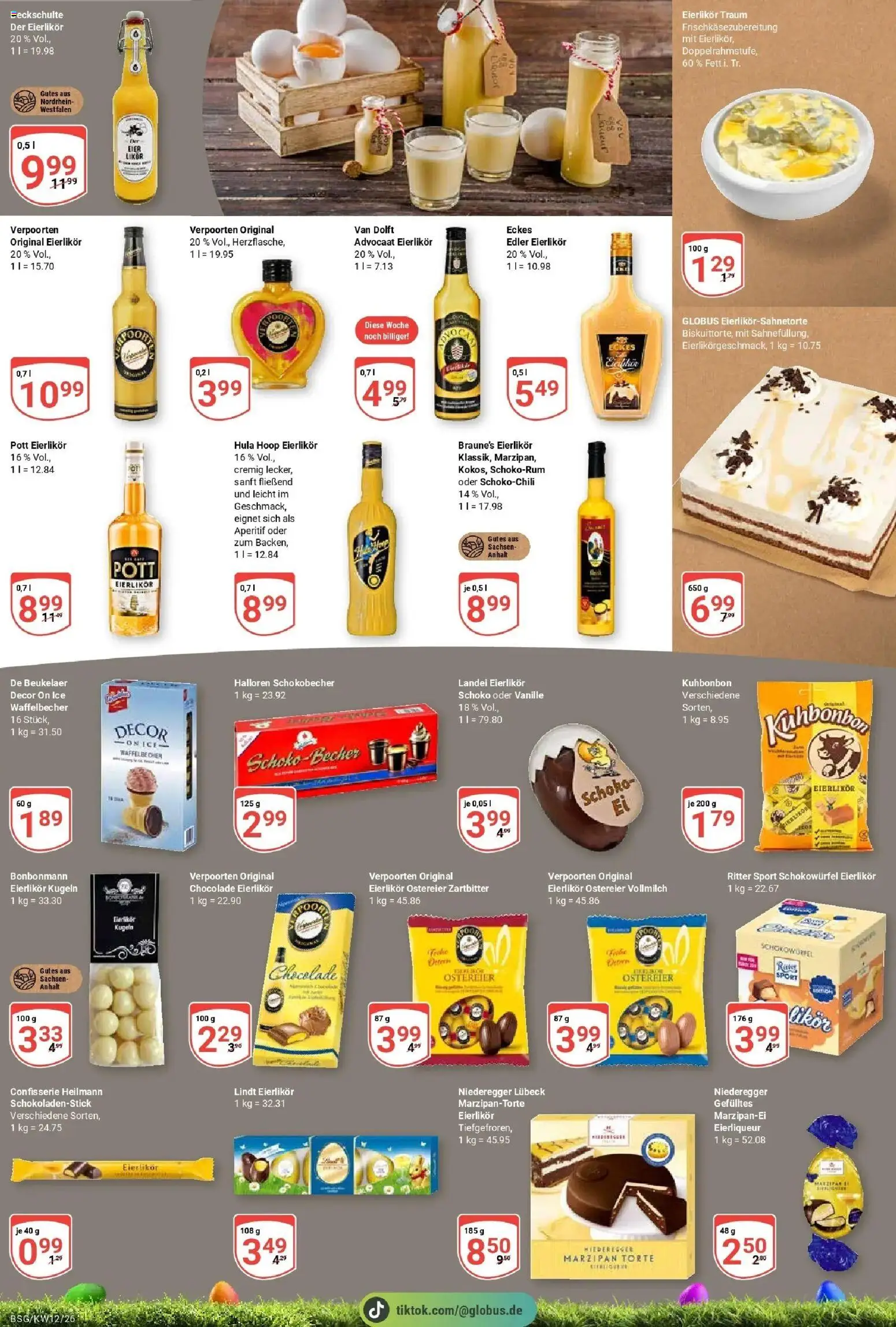 Globus prospekt Braunschweig	 – gültig ab 15.03.2026 | Seite: 18 | Produkte: Likör, Ritter sport, Lindt