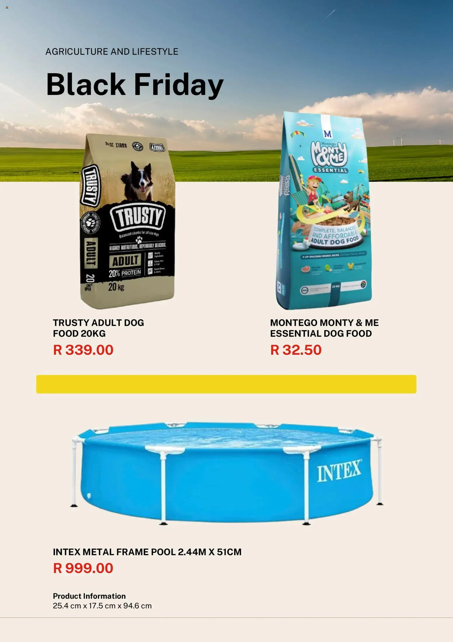 New Agrimark catalogue – valid from 27.11.2025 | Page: 2 | Products: Frame, Detergente líquido, Dog food