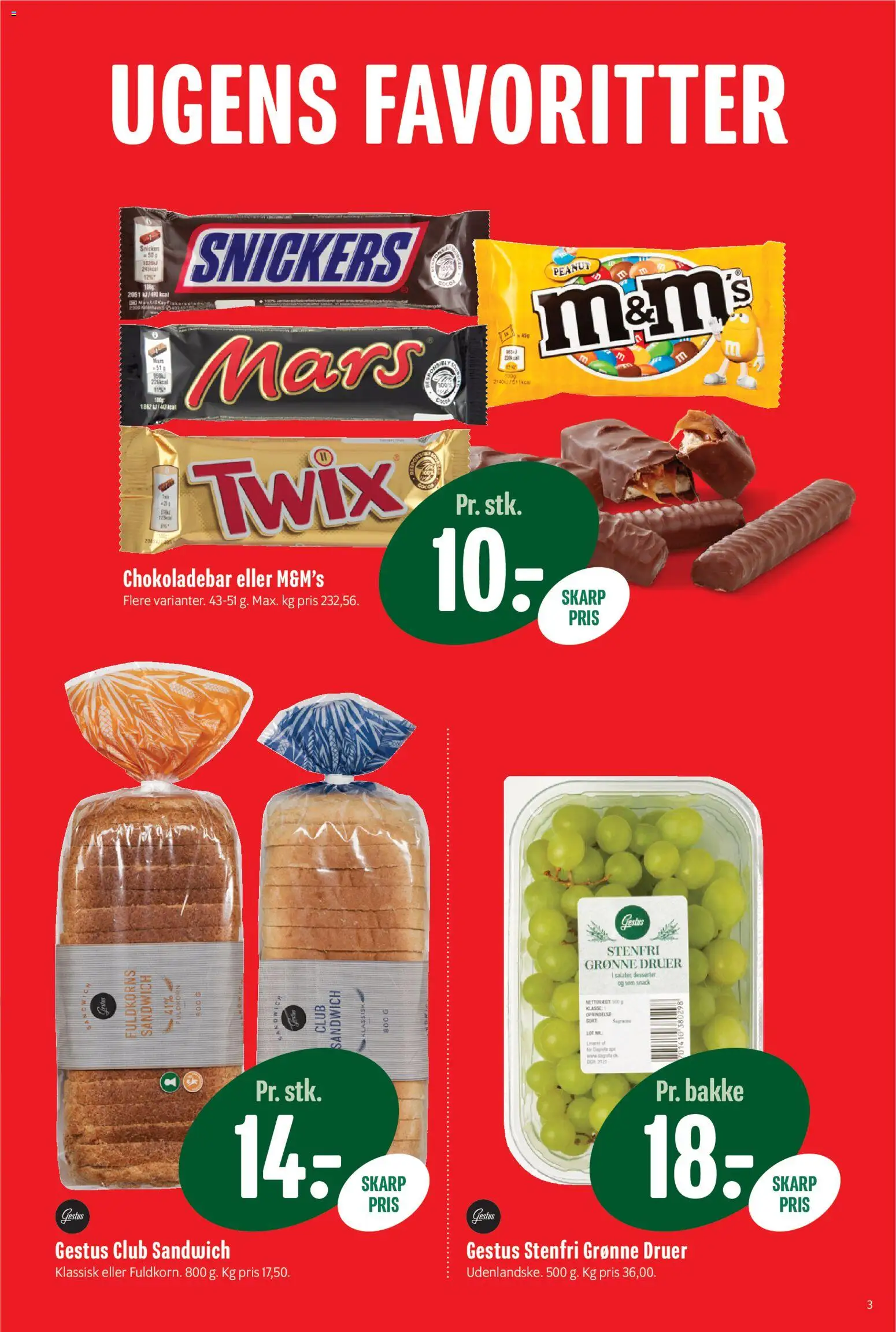 Min Købmand tilbudsavis – gyldig fra 10.04.2026 | Side: 3 | Produkter: Søm