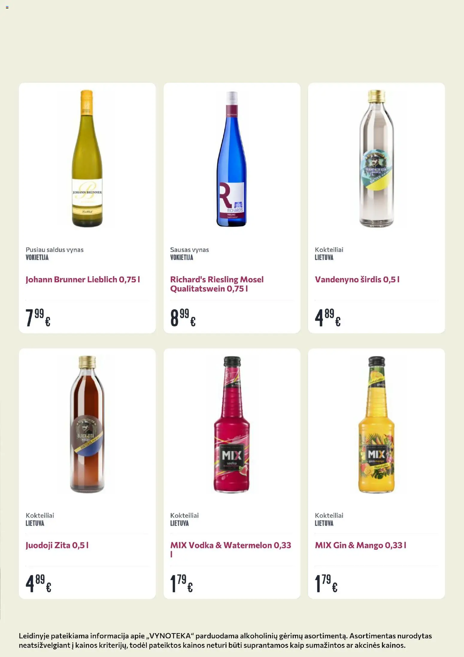 VYNOTEKA akcijos nuo 20.04.2026 | Puslapis: 21 | Prekių: Vynas