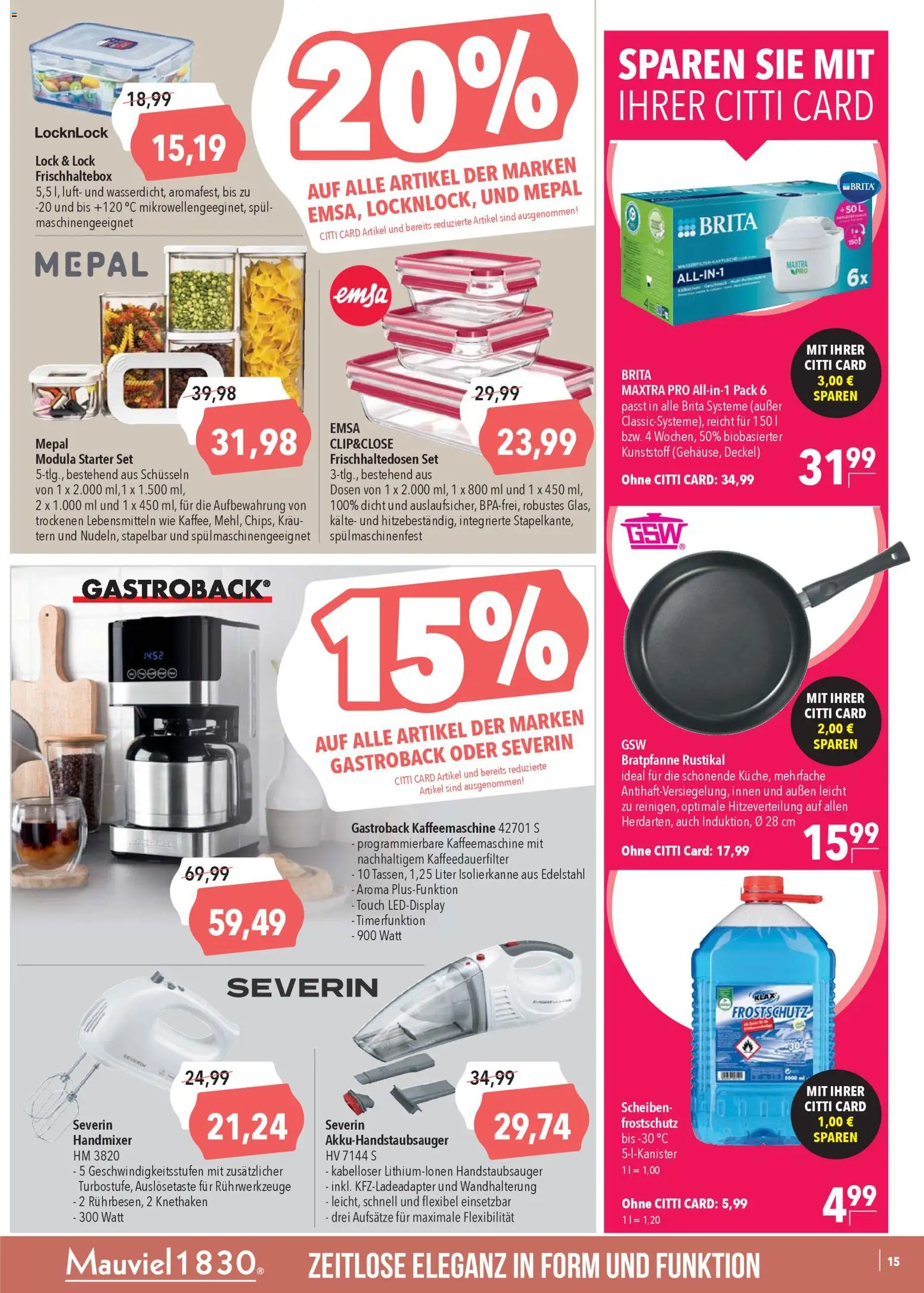 CITTI Markt Prospekt 	 – gültig ab 02.01.2026 | Seite: 17 | Produkte: Kaffeemaschine, Handmixer