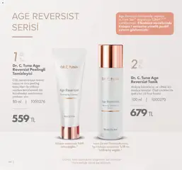 01.01.2026 tarihinden itibaren geçerli olan Farmasi kataloğu önizlemesi | Sayfa: 134 | Ürünler: Peeling, Makyaj