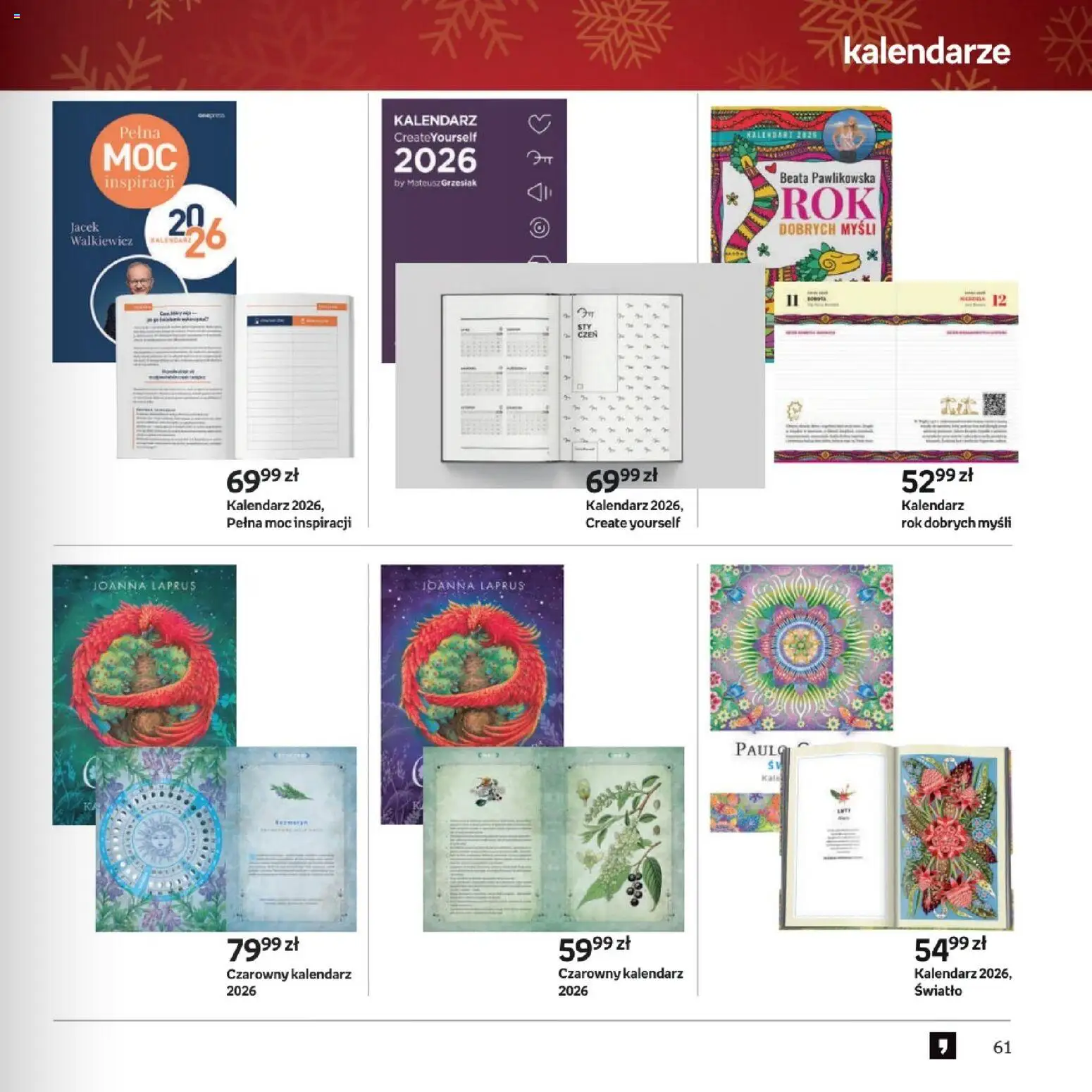 Empik promocje - Witaj w klubie znajdujących trafione prezenty dla każdego od 10.12.2025 | Strona: 61 | Produkty: Kalendarz