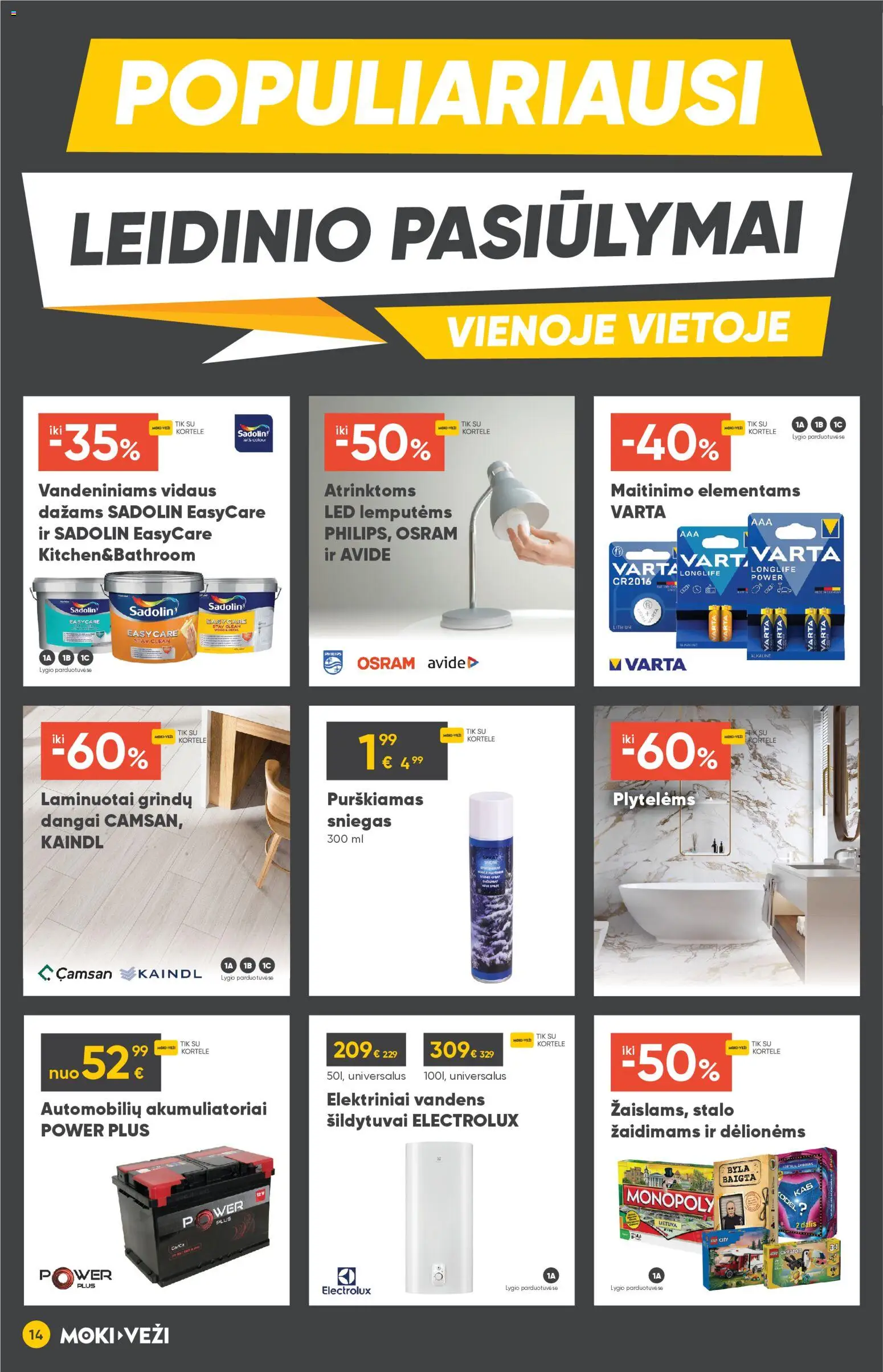 MOKI VEŽI akcijos nuo 11.12.2025 | Puslapis: 14