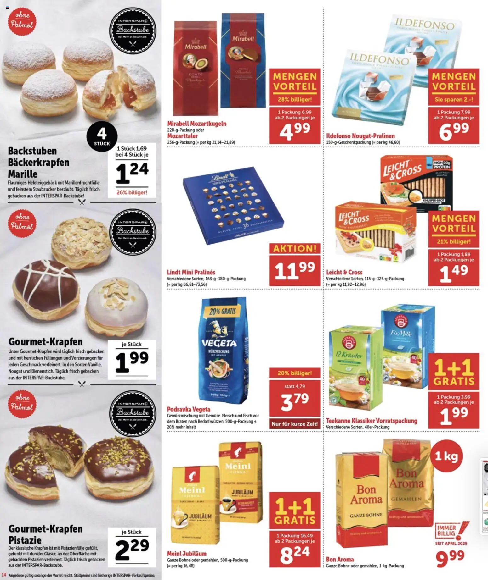 Interspar Flugblatt - Burgenland gültig ab 29.01.2026 | Seite: 15 | Produkte: Rizsliszt, Brot, Fisch