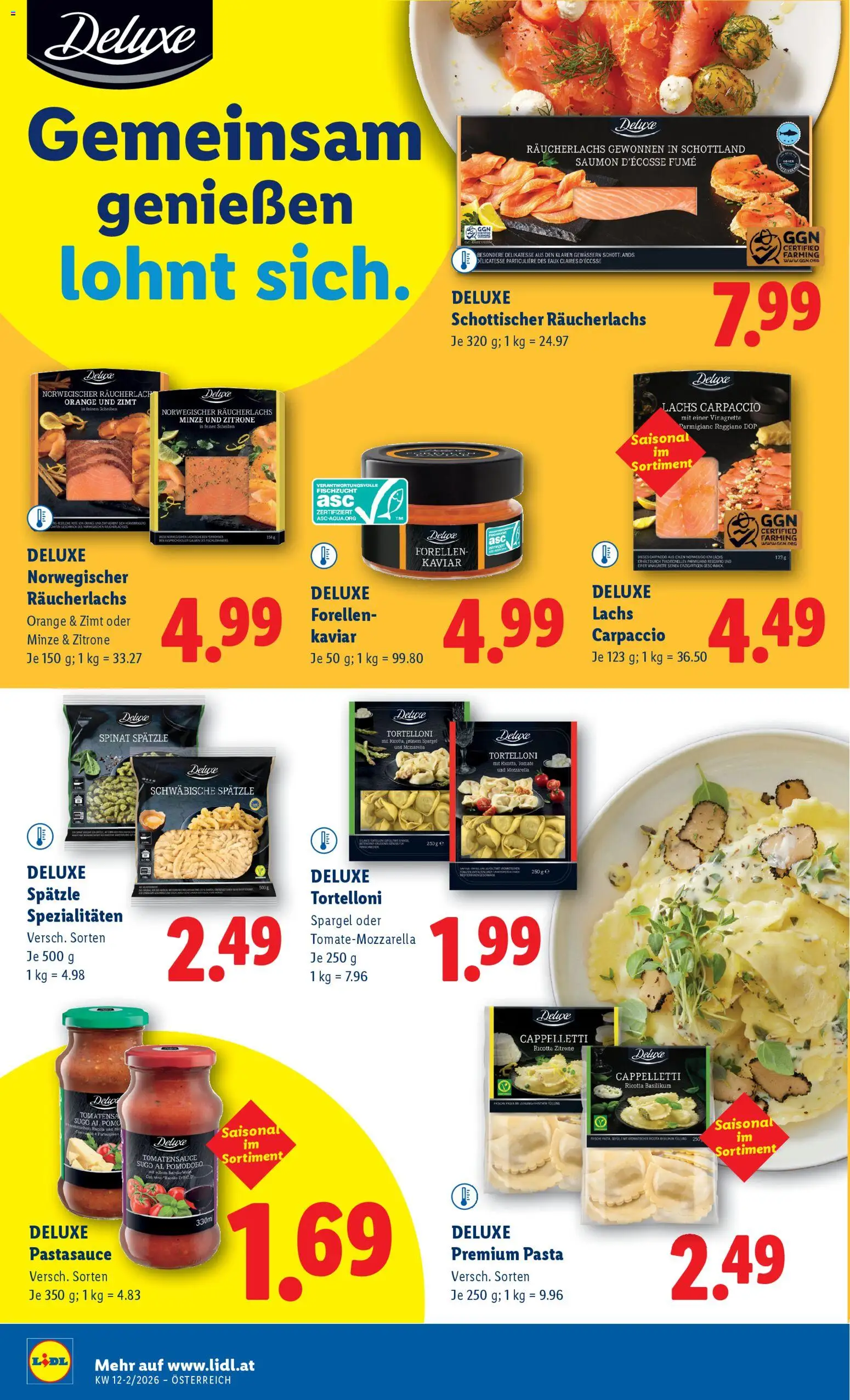 Lidl Flugblatt - Dornbirn, Feldkirch, Graz gültig ab 19.03.2026 | Seite: 10 | Produkte: Pasta, Zitrone