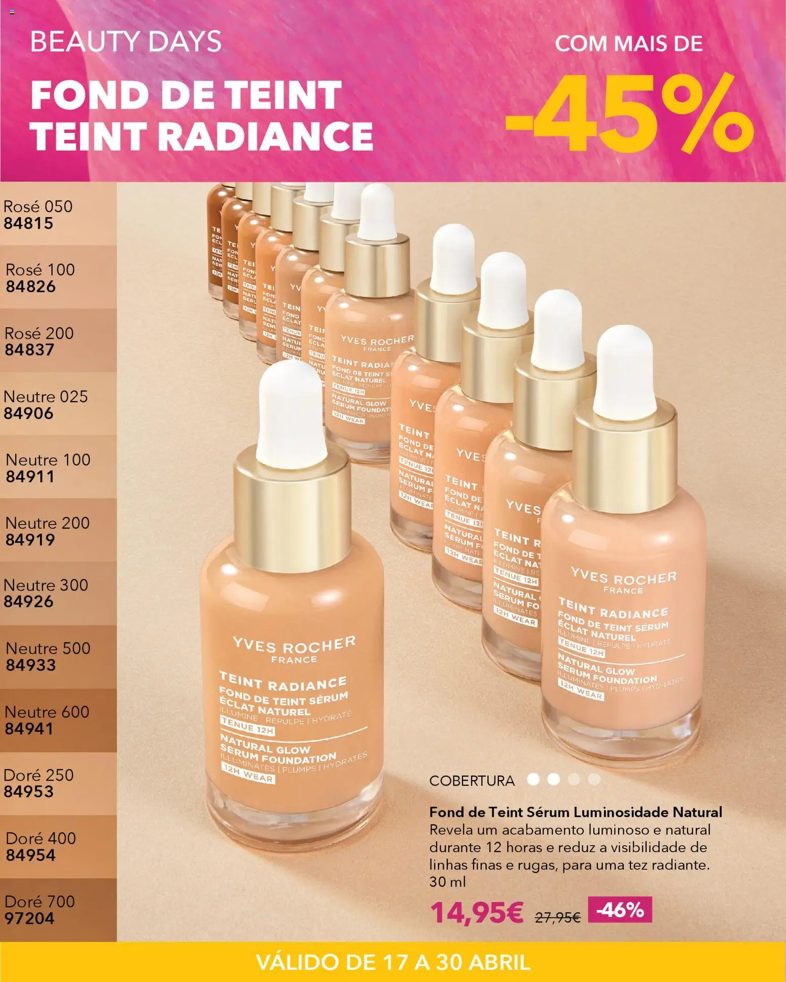 Yves Rocher Beauty days  │ válido de 17.04.2026 | Página: 15 | Produtos: Sérum