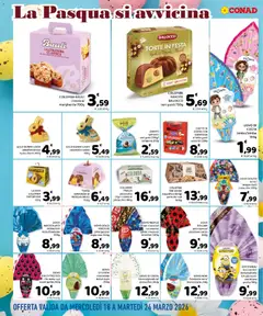 Anteprima del volantino Conad volantino Convenienza Più Sicilia valido a partire dal 18.03.2026 | Pagina: 4 | Prodotti: Crema, Cioccolato, Latte, Lampone