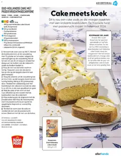 Albert Heijn folder - Allerhande 2 - Voorbeeld van een folder van Albert Heijn, geldig van 20.03.2026 | Pagina: 39 | Producten: Eieren, De oven, Gebak, Geur