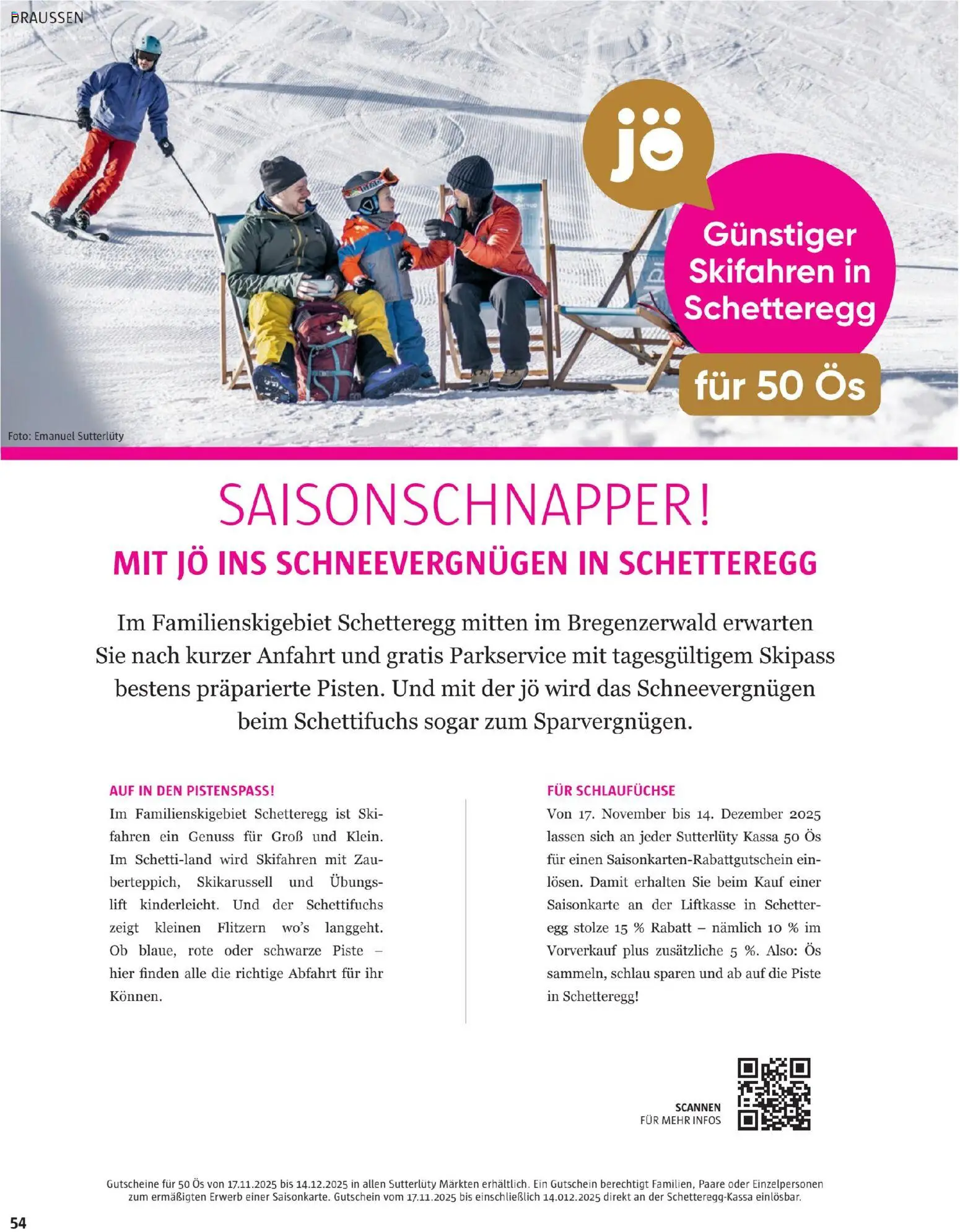 Sutterlüty B’sundrig Magazine gültig ab 17.11.2025 | Seite: 54